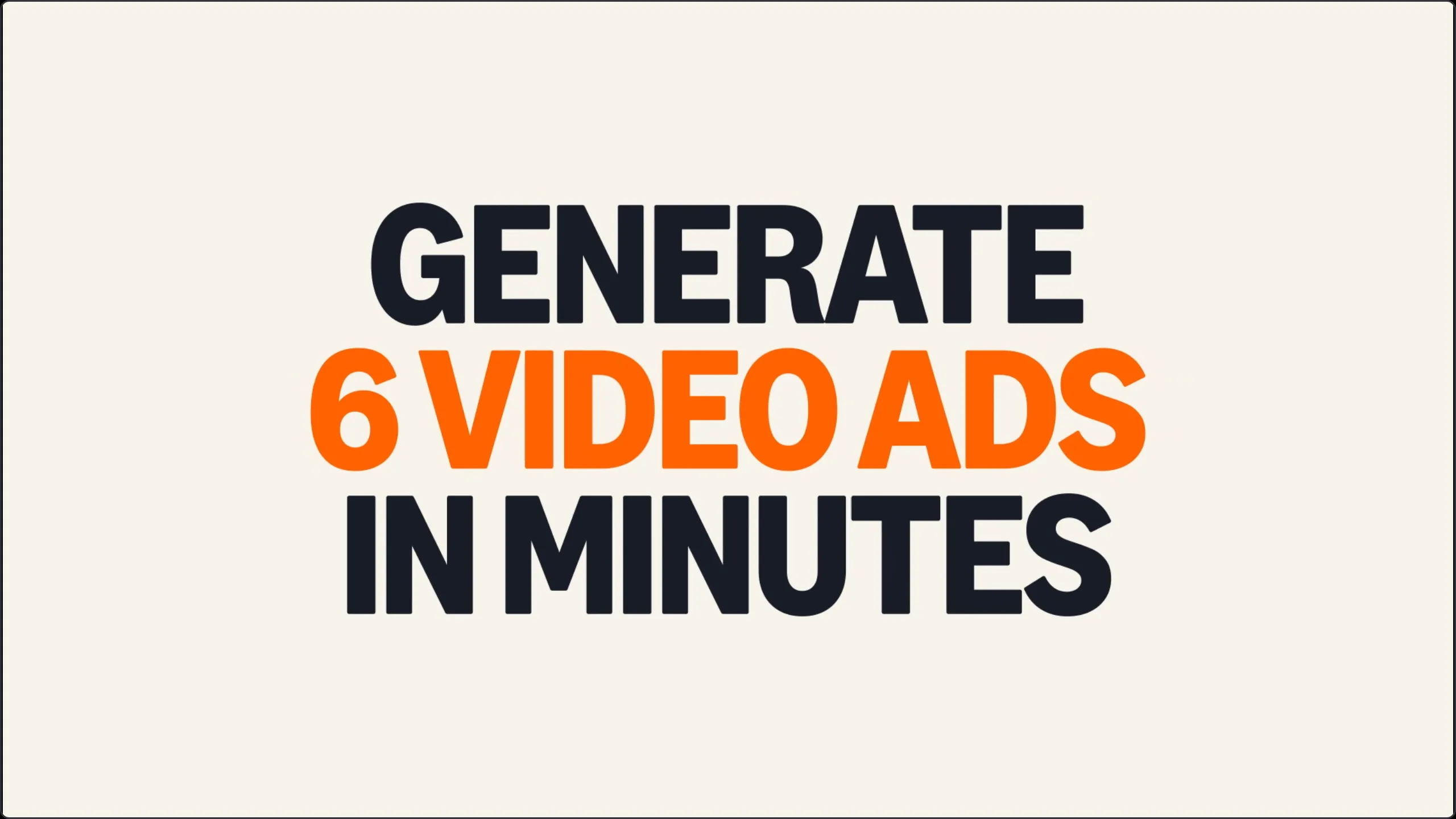 Ảnh chụp màn hình giao diện hoặc ví dụ quảng cáo được tạo bằng trình tạo video AI của Amazon