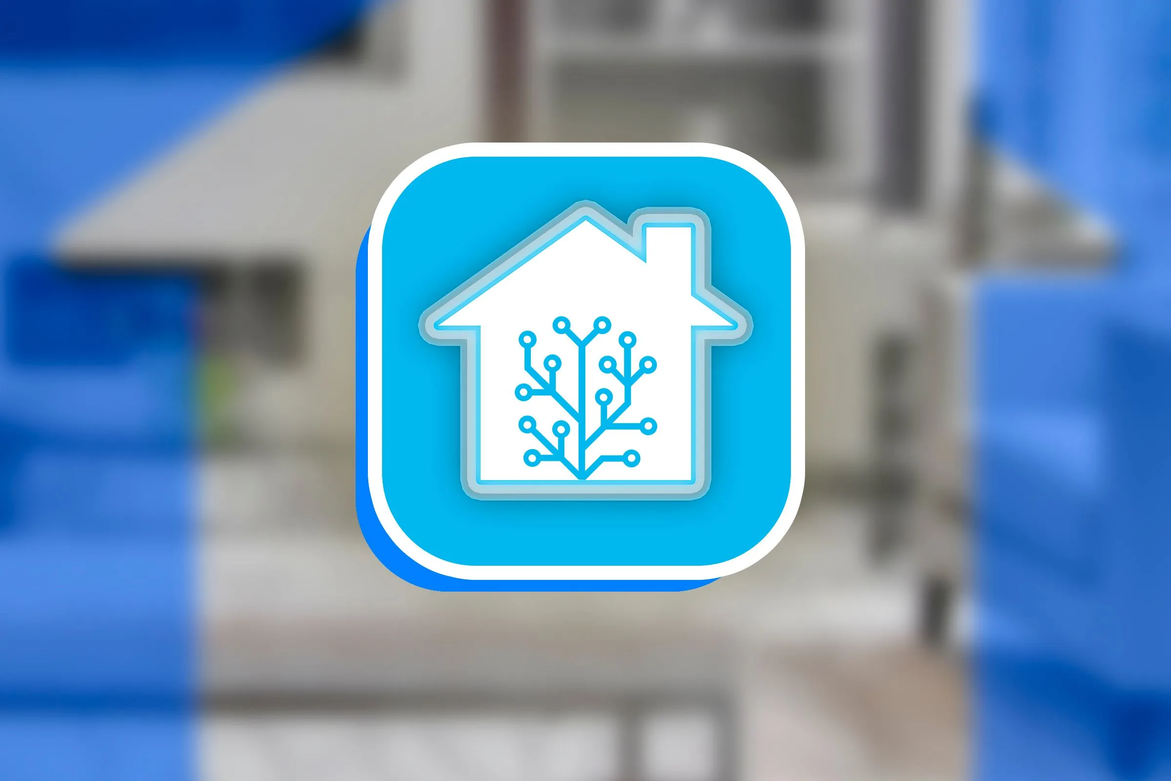 Biểu tượng của Home Assistant, nền tảng nhà thông minh mã nguồn mở tập trung vào quyền riêng tư