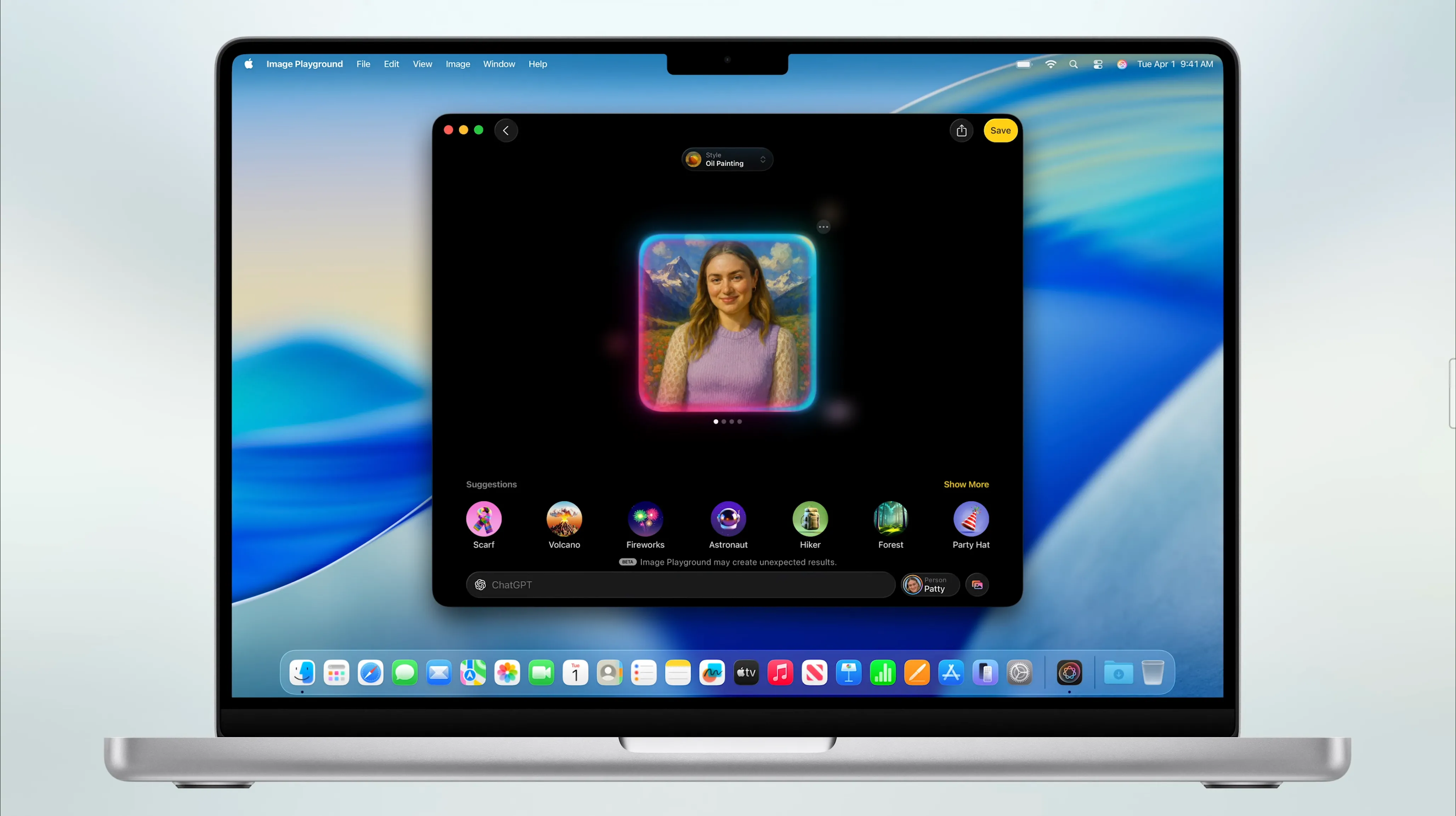 Các cải tiến cho sân chơi hình ảnh (Image Playground) sử dụng Apple Intelligence trên macOS 26 Tahoe