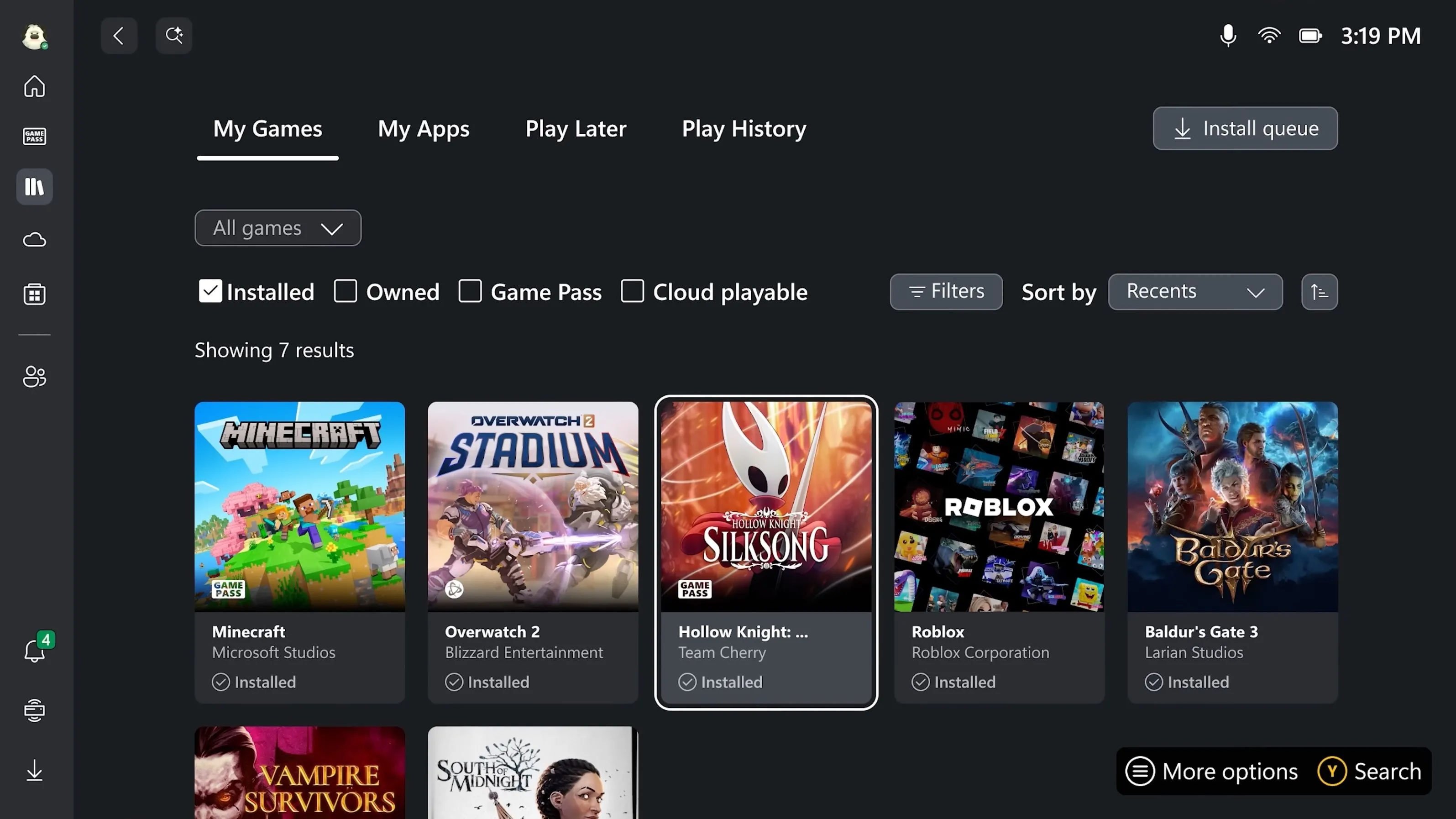 Giao diện Xbox App mới trên Windows làm trung tâm quản lý game