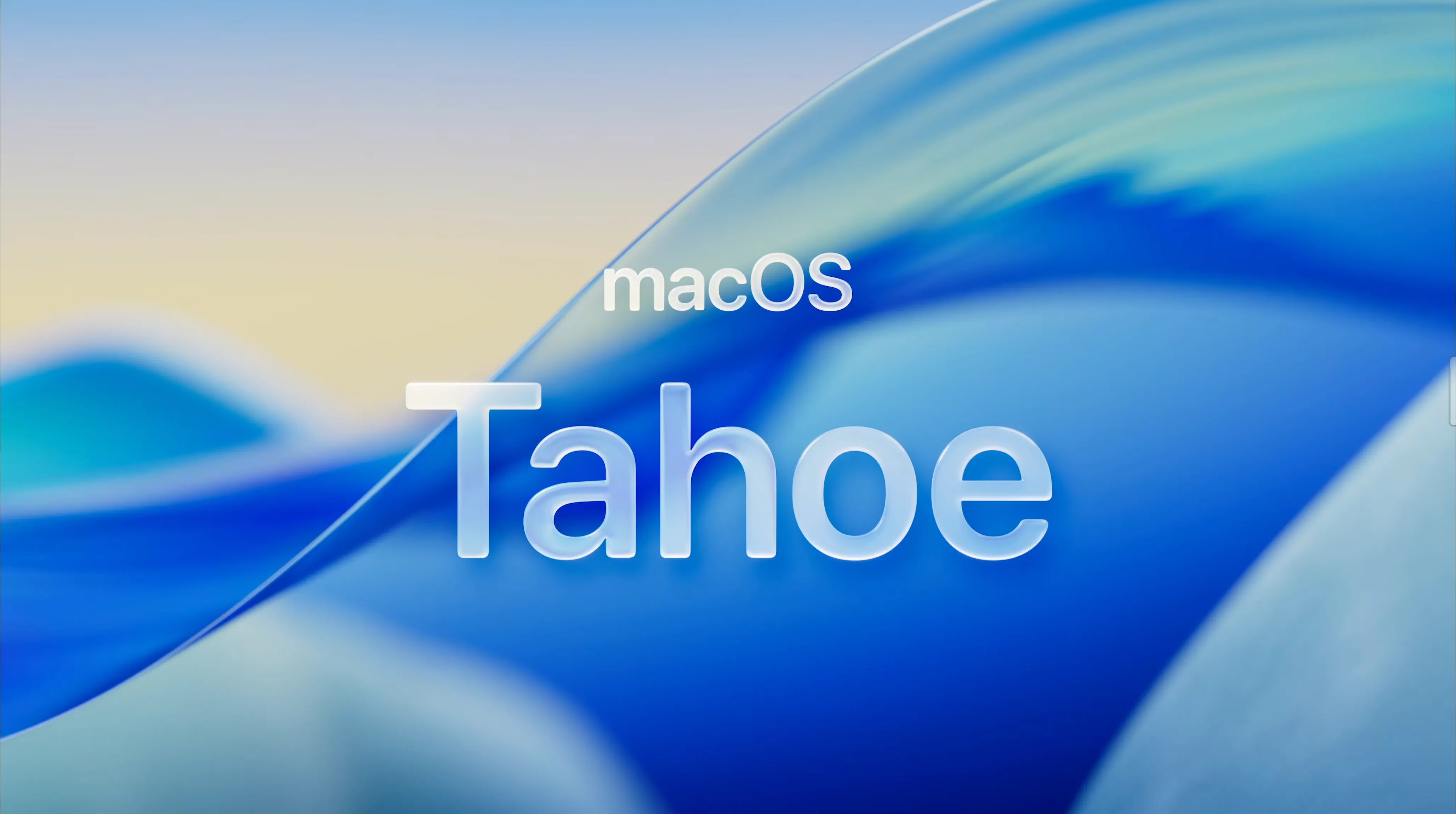 Logo mới của hệ điều hành macOS 26 Tahoe