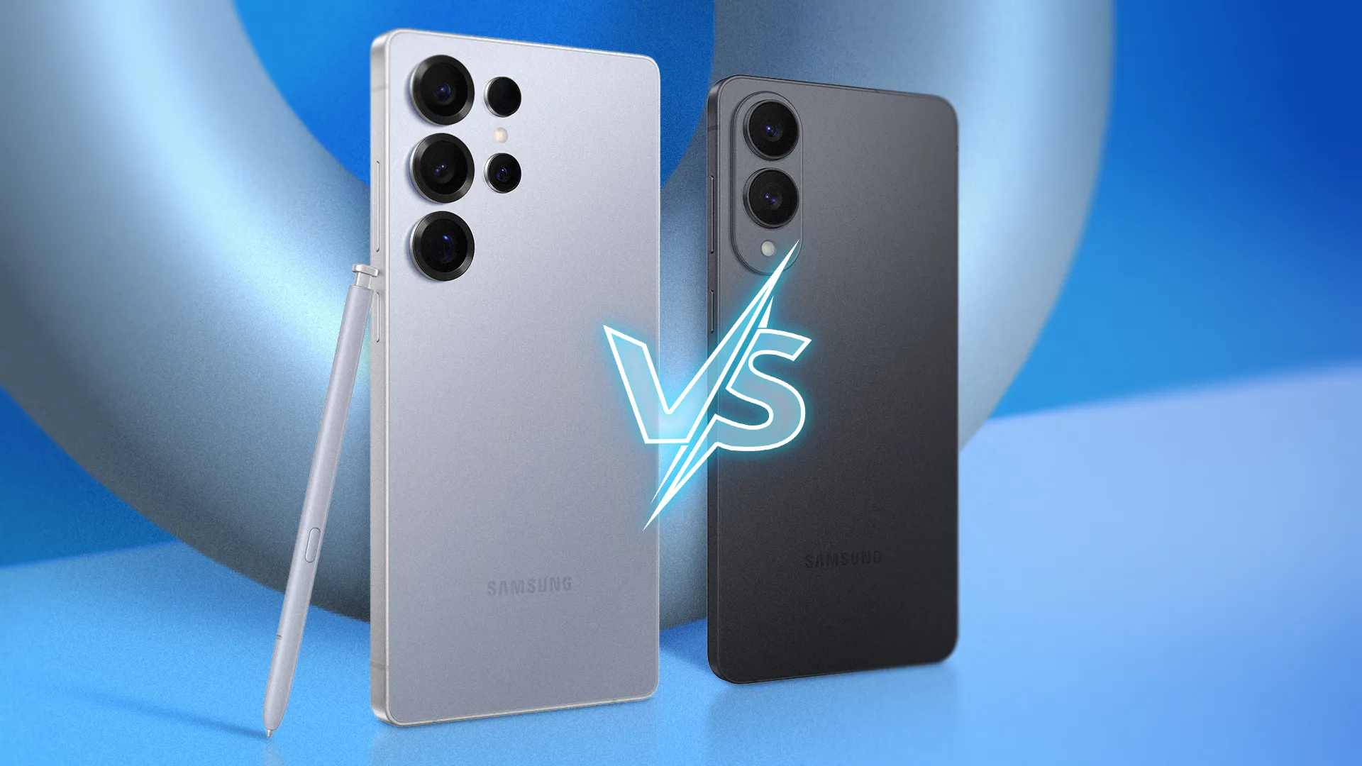 So sánh kích thước và cụm camera giữa Galaxy S25 Ultra và Galaxy S25 Edge