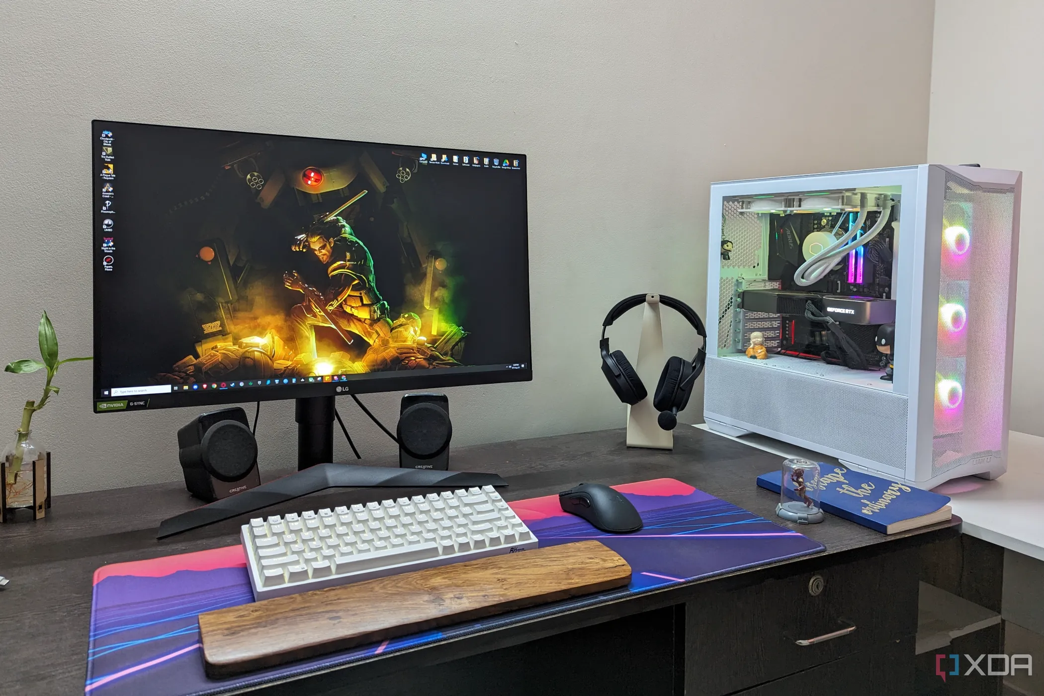 Cấu hình máy tính để bàn chơi game chuyên nghiệp, minh họa môi trường cần hiệu năng ổn định.