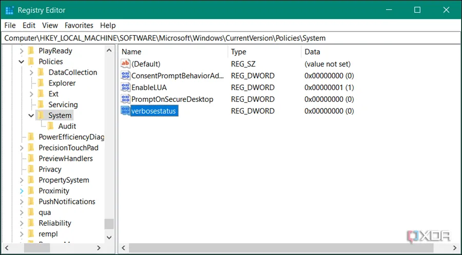 Giao diện Registry Editor hiển thị tùy chọn Export (Xuất) với đường dẫn khóa Registry được chọn để sao lưu riêng lẻ