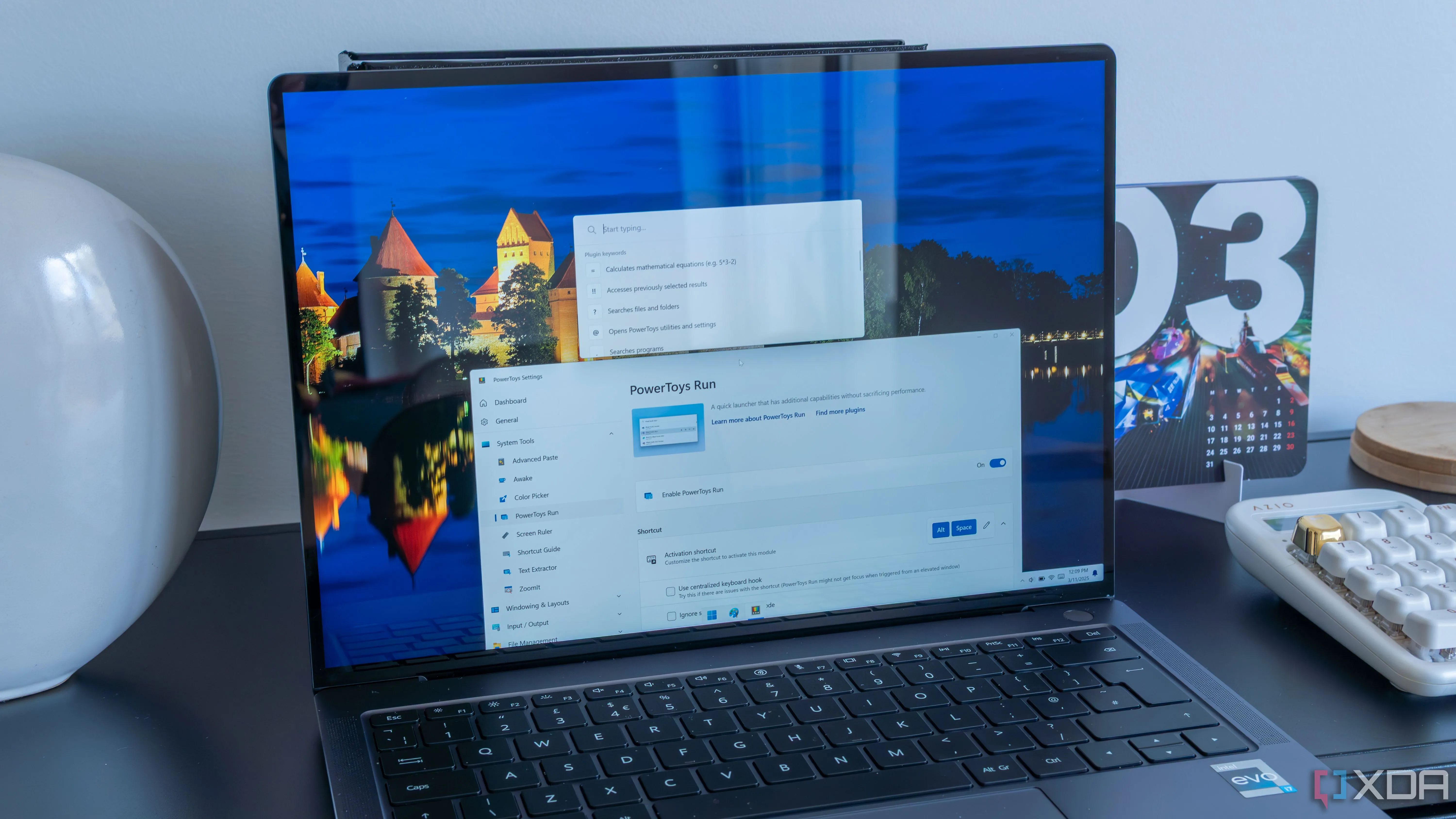 Giao diện tìm kiếm nhanh PowerToys Run trên Windows 11