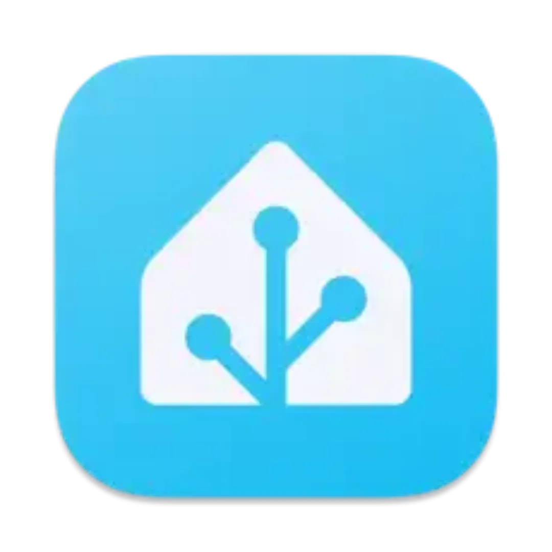 Logo của Home Assistant, nền tảng nhà thông minh mã nguồn mở
