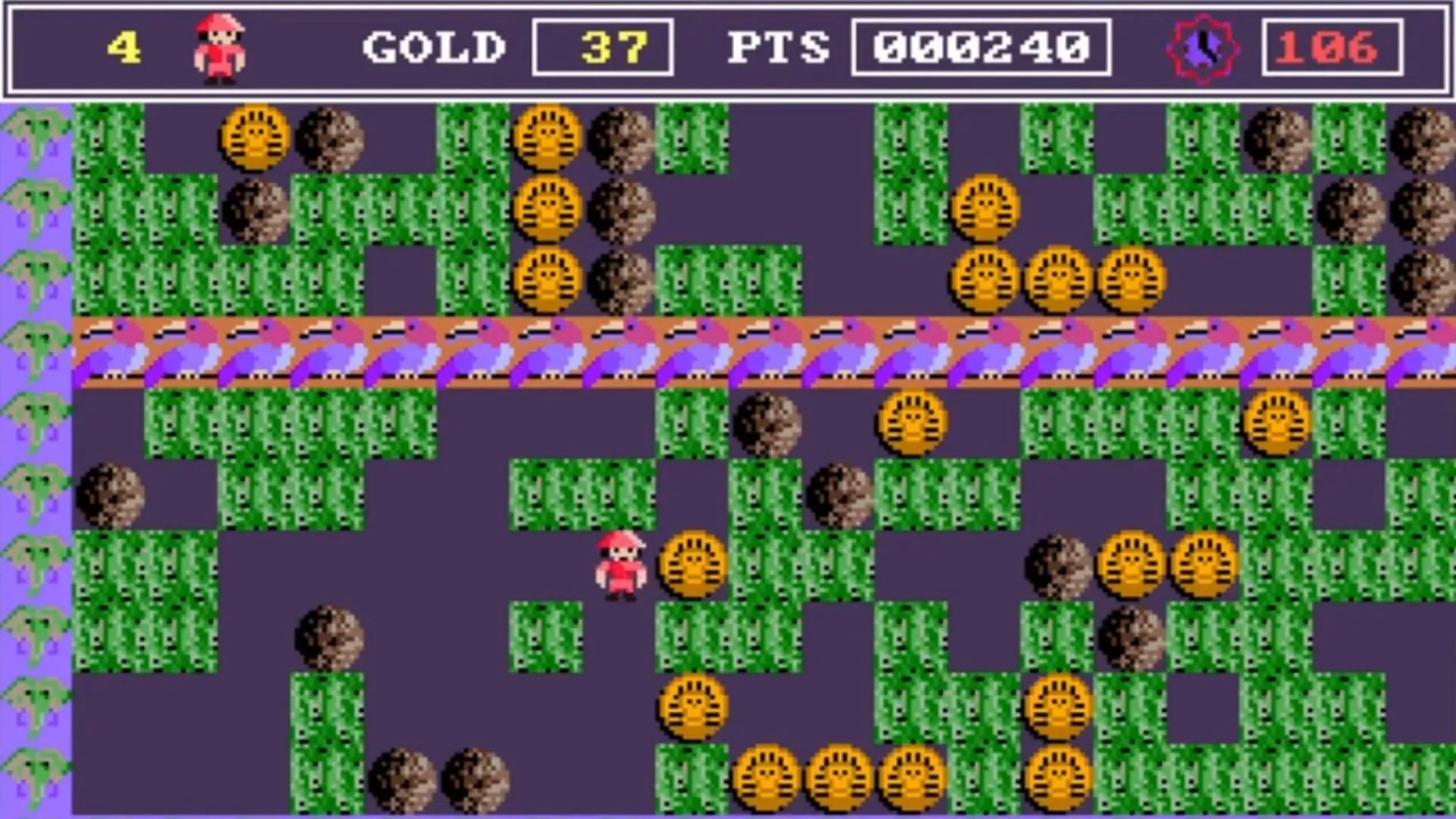 Màn chơi đầu tiên của game arcade Rockford trên PC