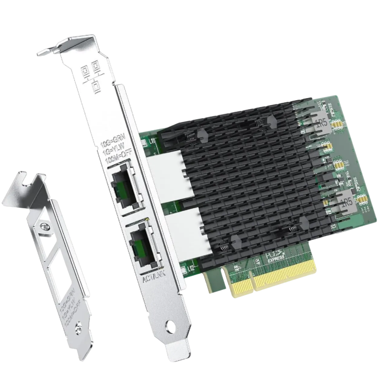 Mô hình card mạng Ipolex 10GbE Dual RJ45 Port PCIe Network Card chuyên dụng