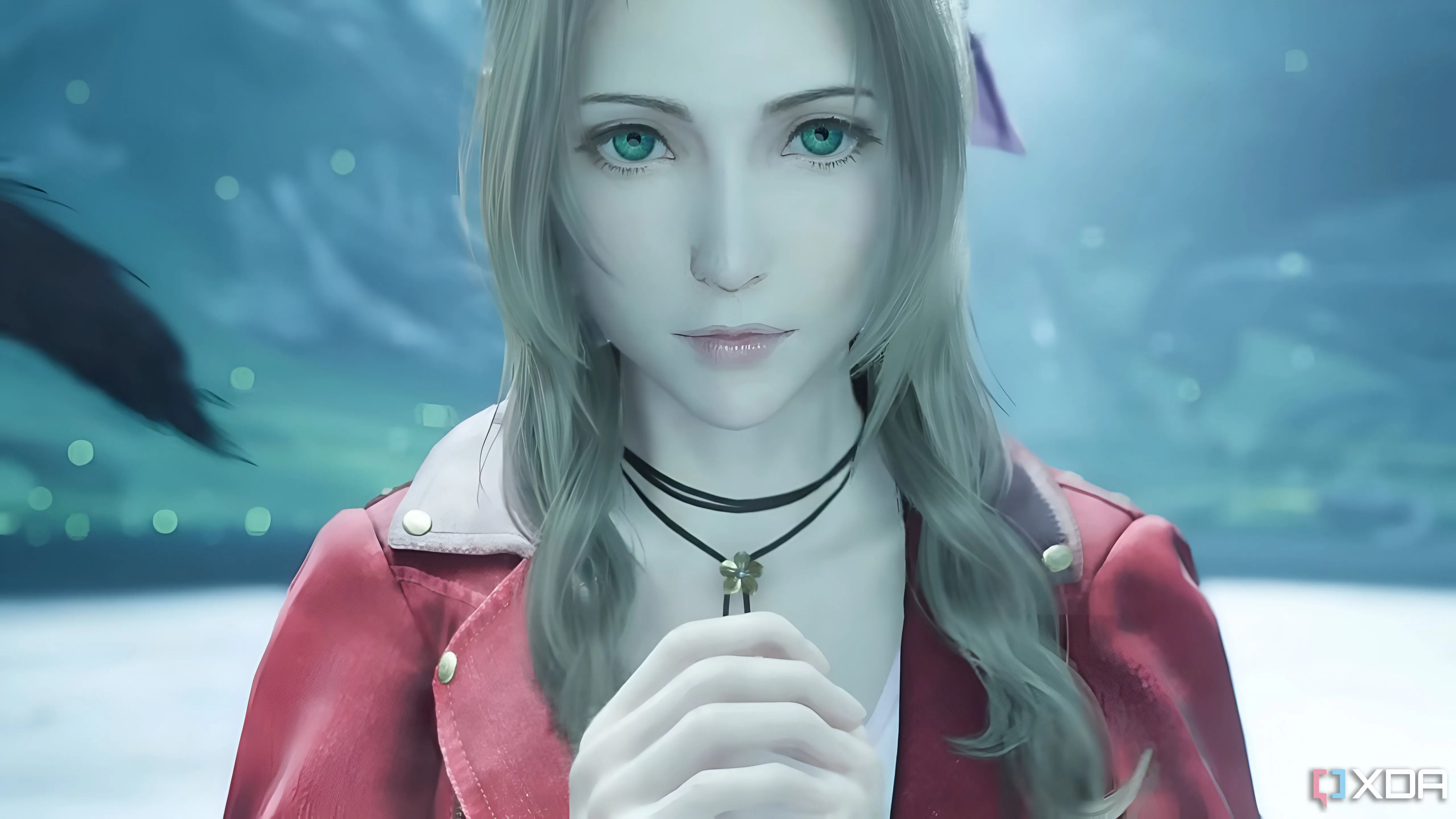 Aerith Gainsborough bị Sephiroth đâm trong phân cảnh kinh điển của Final Fantasy VII