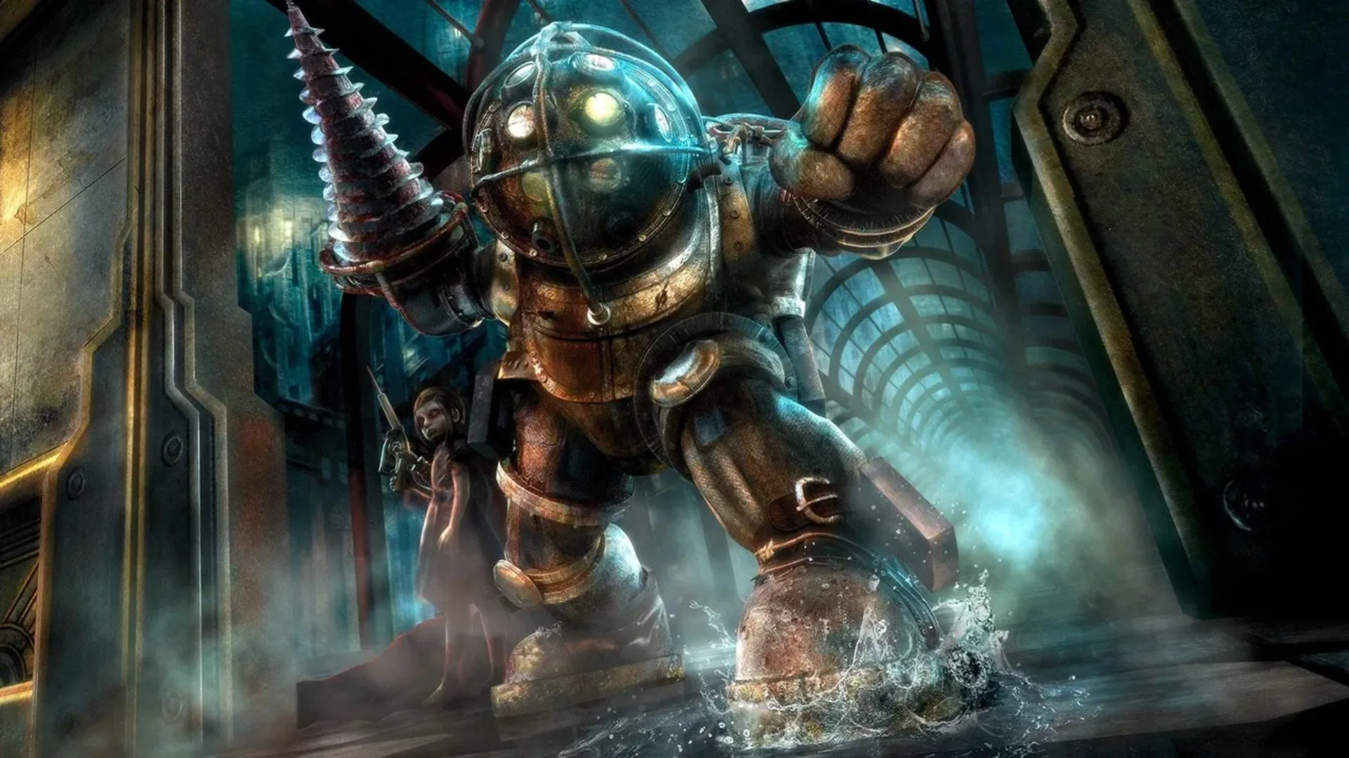 Ảnh bìa của BioShock trên Xbox 360.
