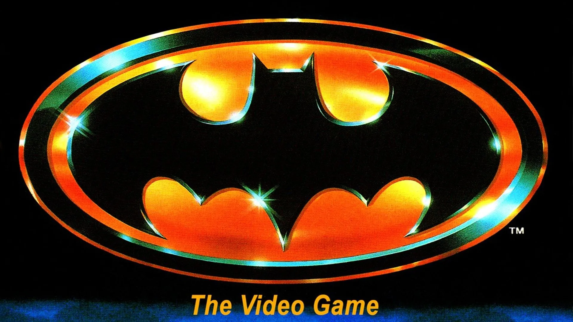 Ảnh bìa game Batman (1989) trên NES, thể hiện hình ảnh Người Dơi u ám và mạnh mẽ