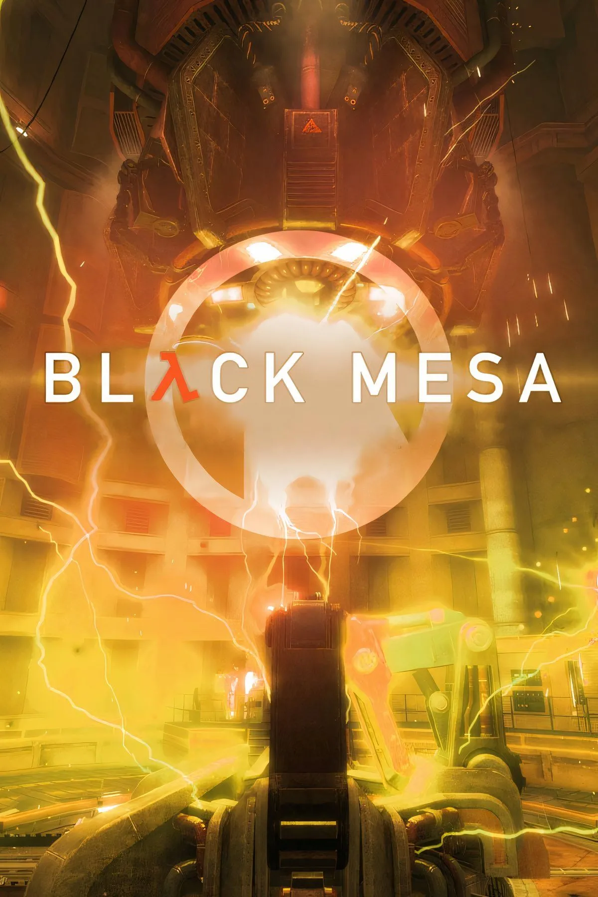 Ảnh bìa game Black Mesa, tựa game làm lại (remake) xuất sắc của Half-Life chỉ có trên PC, thể hiện chất lượng đồ họa và thiết kế được nâng cấp.