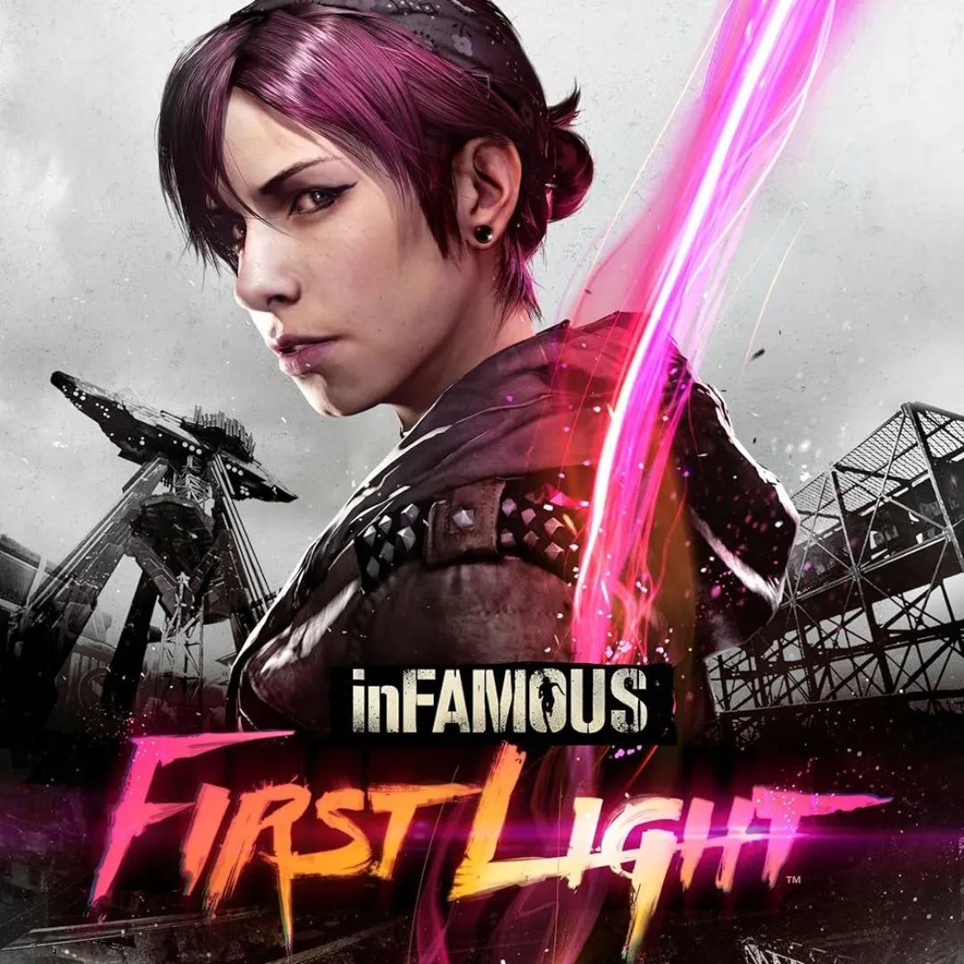 Ảnh bìa game Infamous: First Light, một bản mở rộng trở thành game độc lập