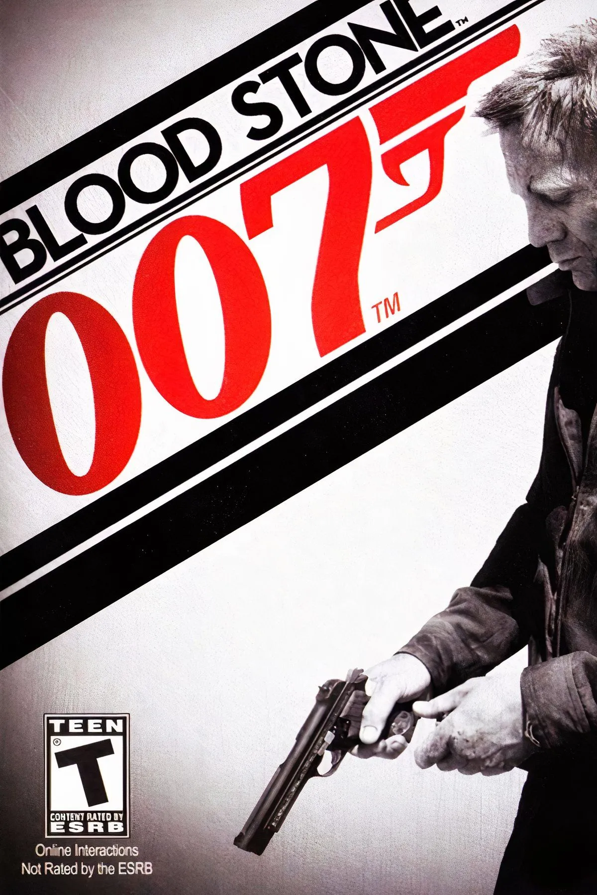 Ảnh bìa game James Bond 007: Blood Stone với Daniel Craig trong trang phục điệp viên