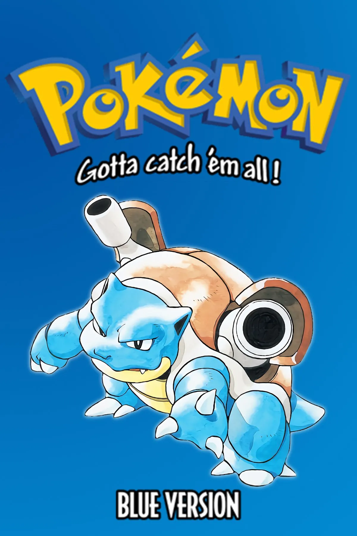 Ảnh bìa game Pokémon Blue.