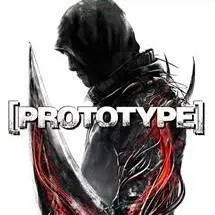 Ảnh bìa tựa game Prototype với nhân vật Alex Mercer biểu diễn năng lực biến hình đột biến