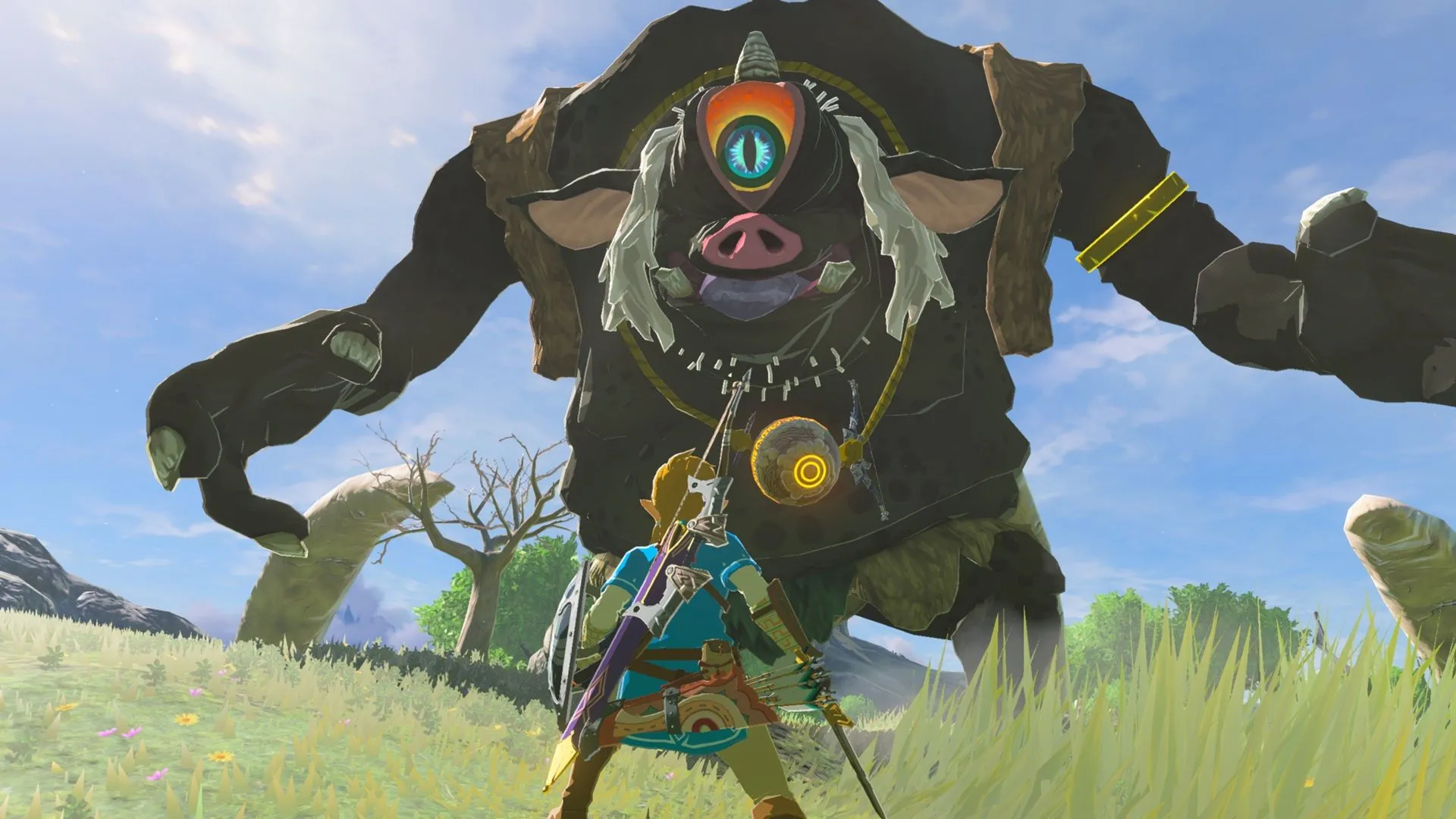 Ảnh chụp màn hình game The Legend of Zelda: Breath of the Wild phiên bản Switch 2, minh họa trải nghiệm game trên console mới