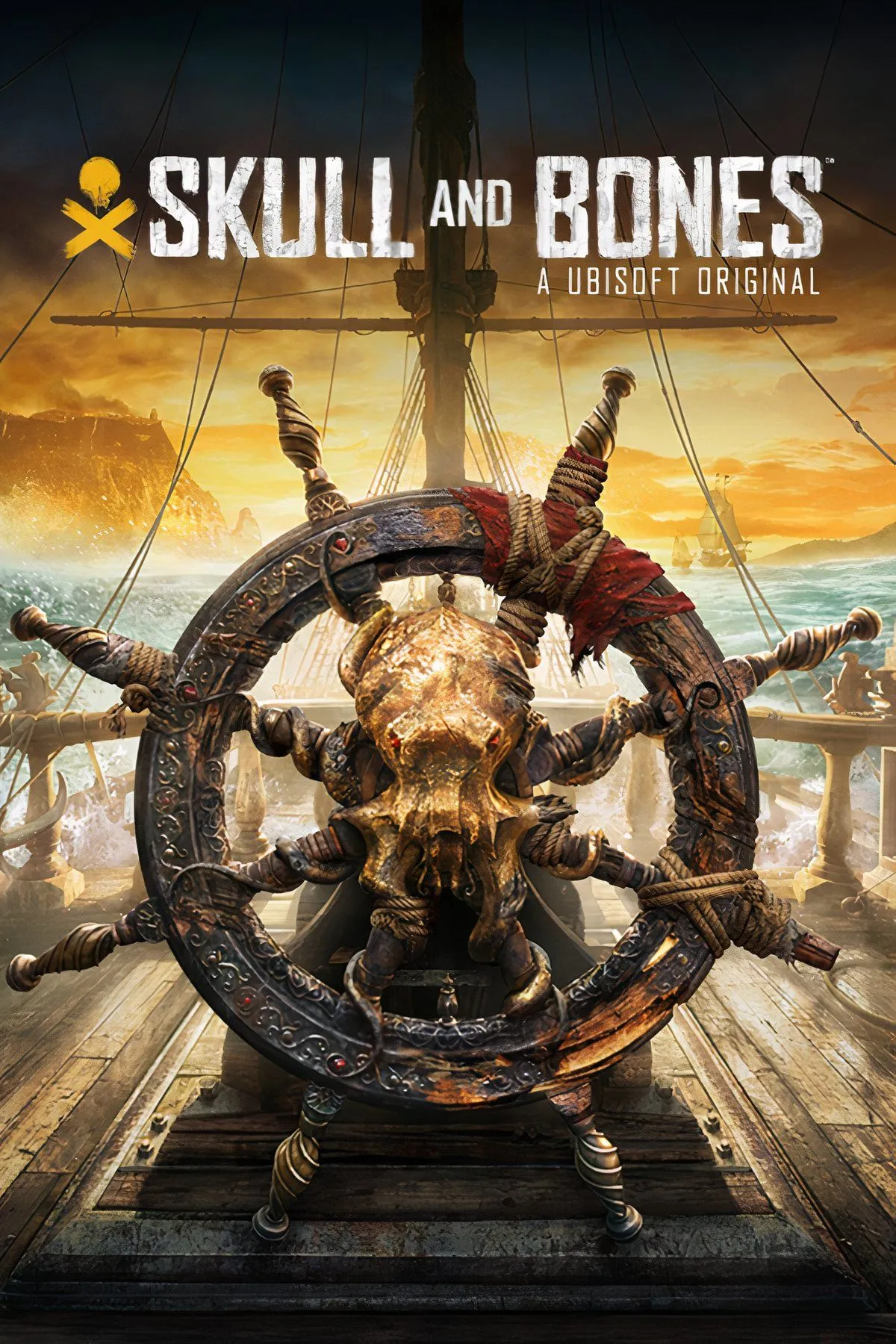 Ảnh gameplay hải chiến trong Skull and Bones, tựa game ban đầu là DLC của Assassin's Creed IV: Black Flag