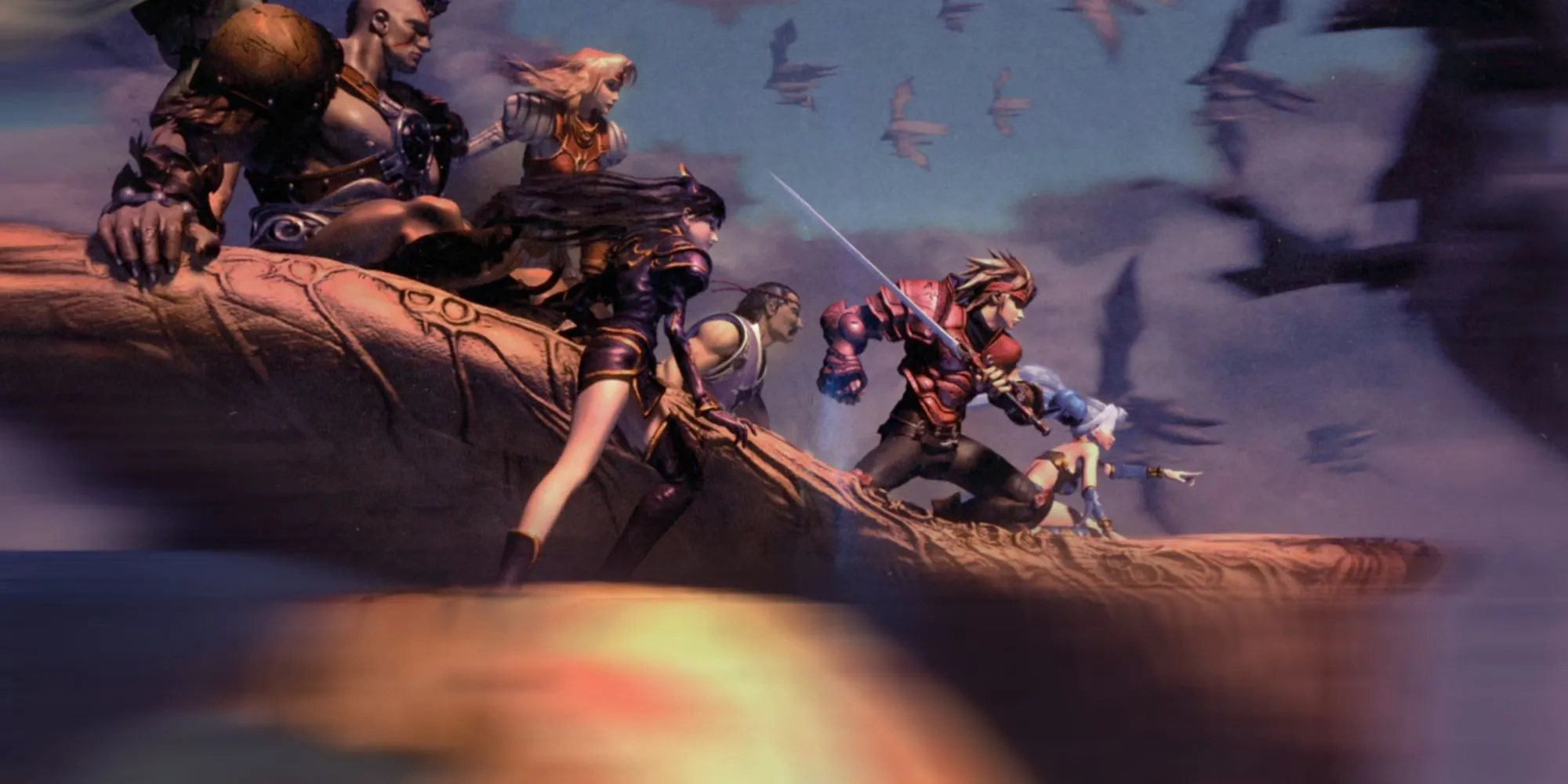 Ảnh minh họa chính của các nhân vật trong The Legend of Dragoon