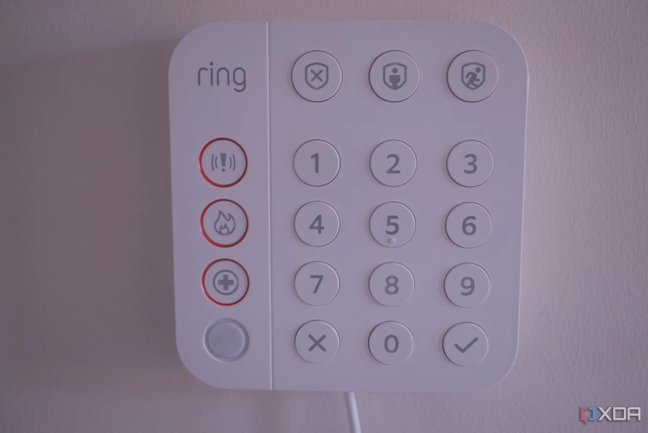 Bàn phím chuông báo Ring được cài đặt