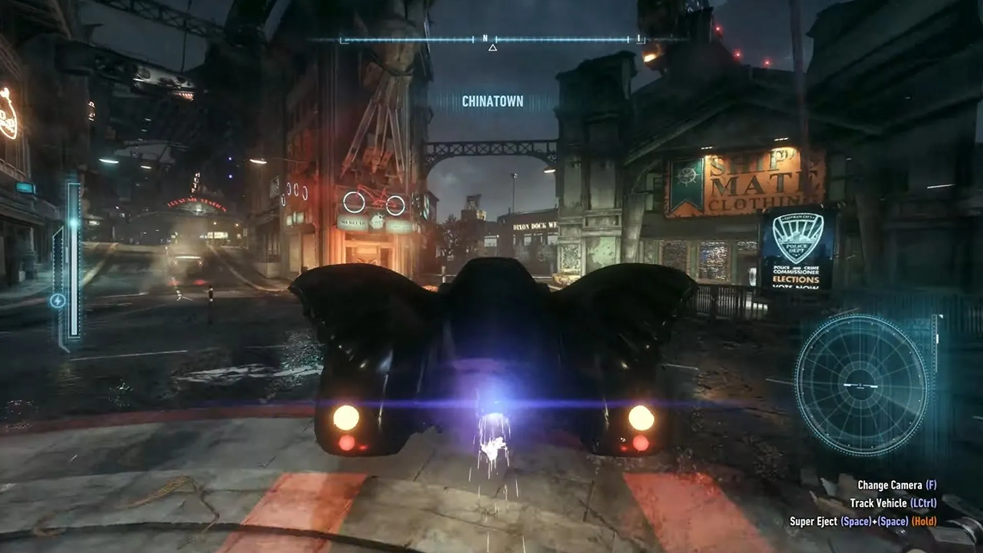 Batman và Catwoman trong một cảnh đối thoại của Batman Arkham Knight