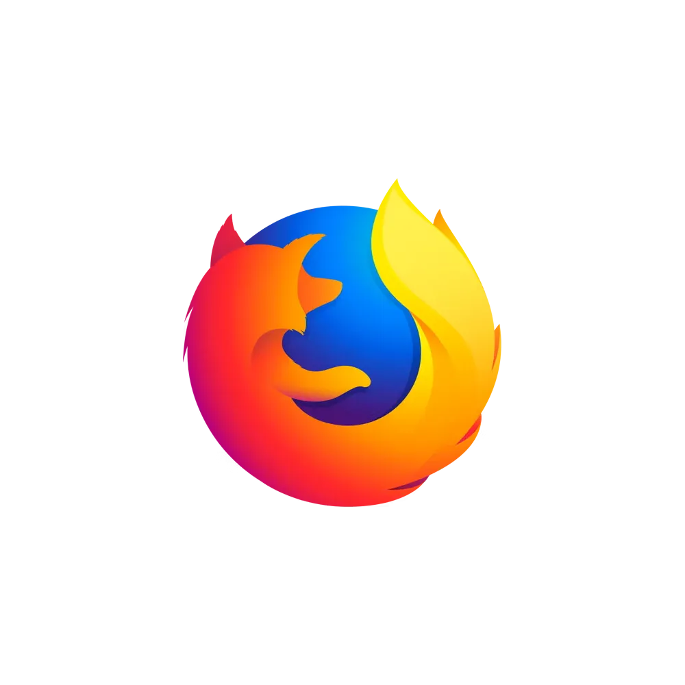 Biểu tượng Firefox, minh họa trình duyệt web tốc độ cao và an toàn
