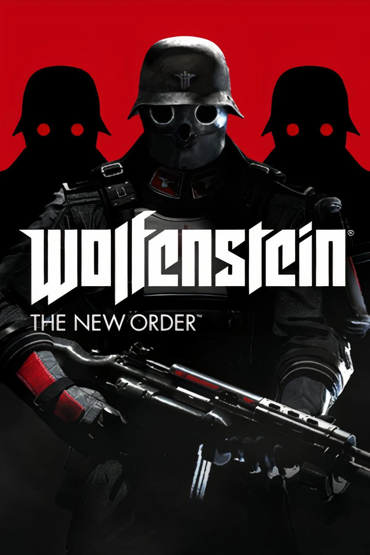 BJ Blazkowicz trong Wolfenstein: The New Order, trong một cảnh hành động ác liệt.