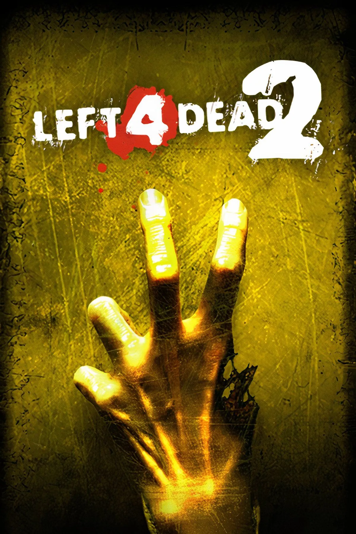 Bốn người sống sót chiến đấu chống lại đàn zombie trong một môi trường đô thị hỗn loạn của game Left 4 Dead 2.