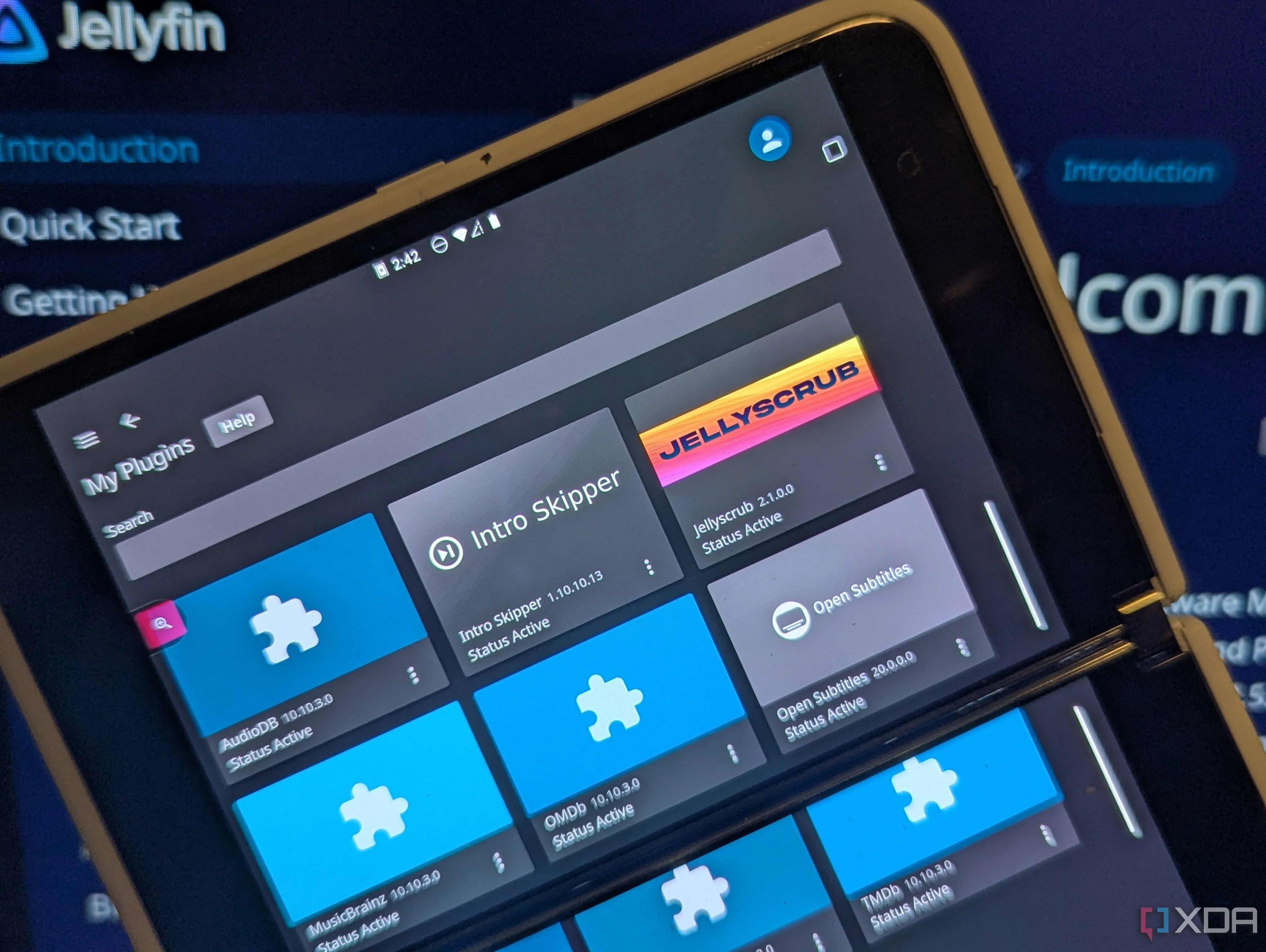 Cài đặt plugin Jellyfin trên giao diện người dùng