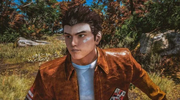 Cận cảnh nhân vật chính Ryo Hazuki trong game Shenmue