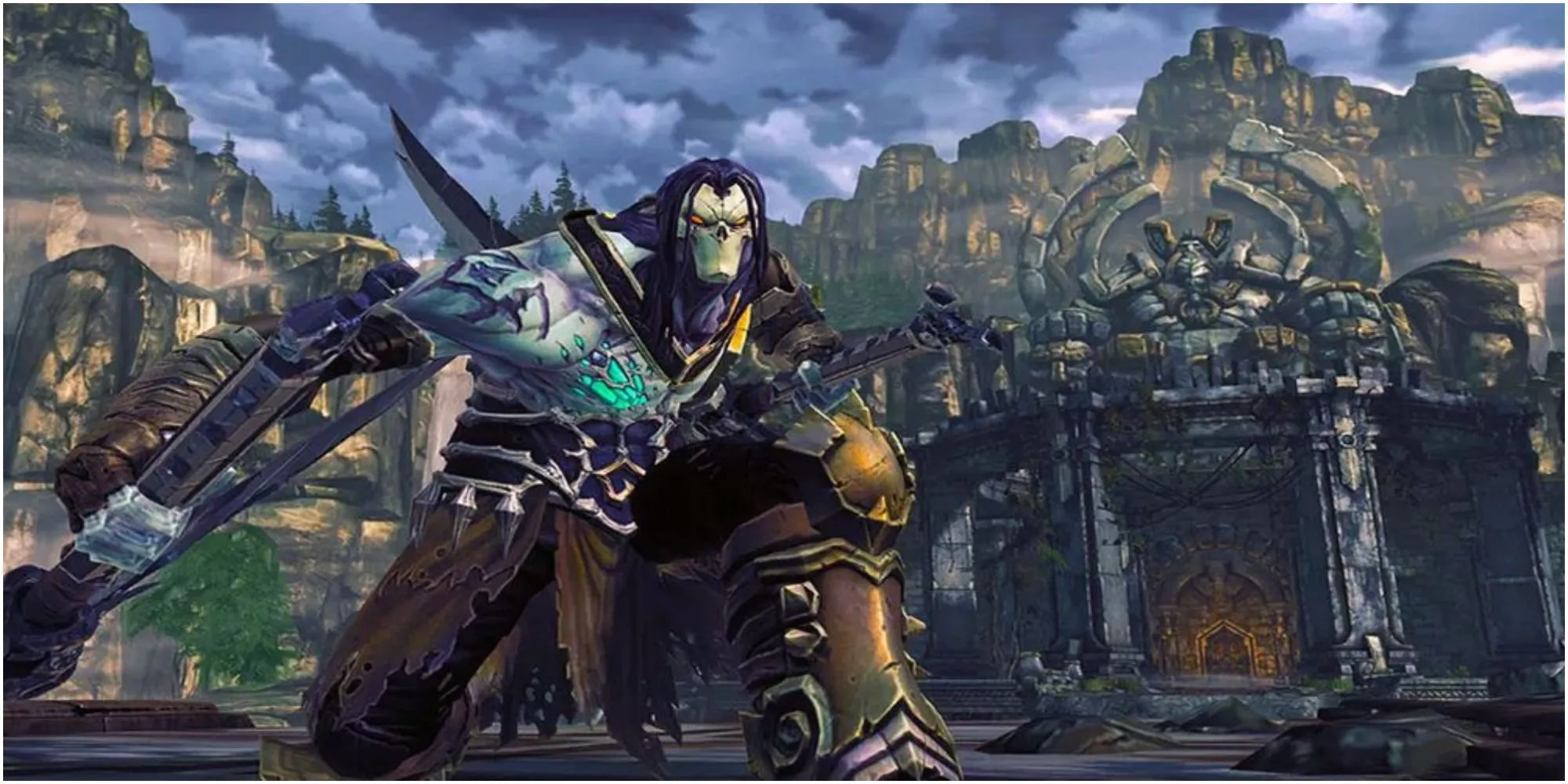 Cảnh chiến đấu ấn tượng của Death trong game Darksiders II