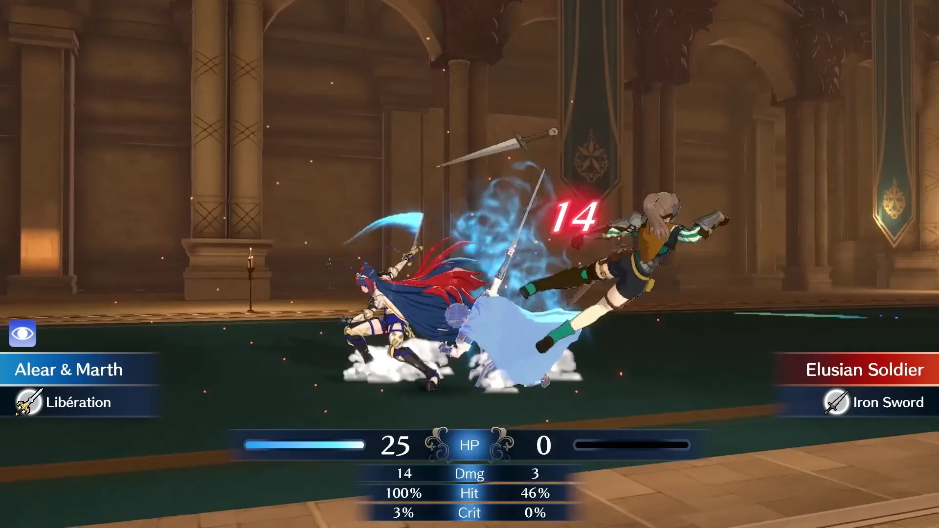 Cảnh chiến đấu khốc liệt với cơ chế Permadeath trong game chiến thuật Fire Emblem Engage