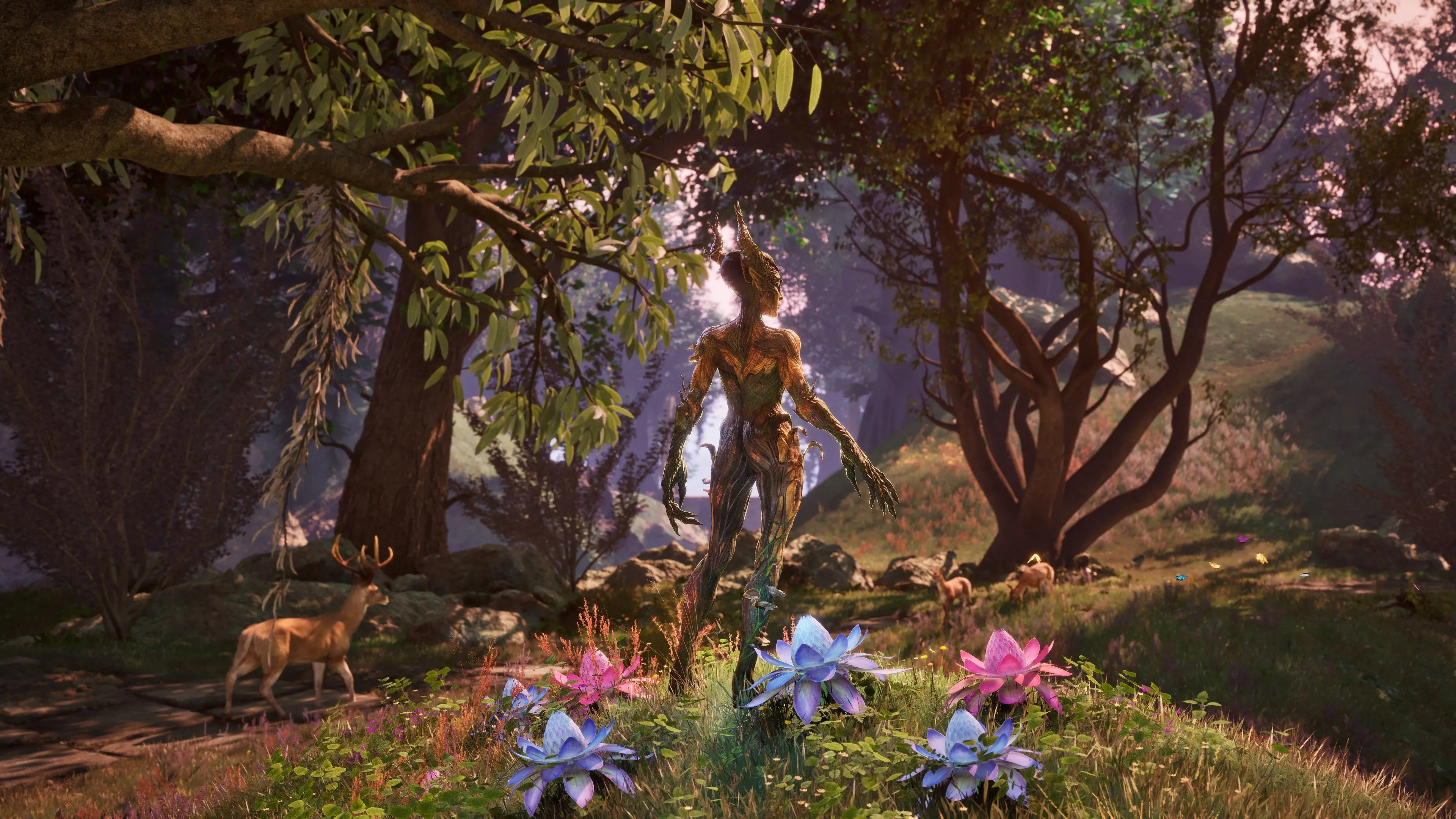 Cảnh chơi game The Elder Scrolls IV: Oblivion Remastered với đồ họa cải tiến