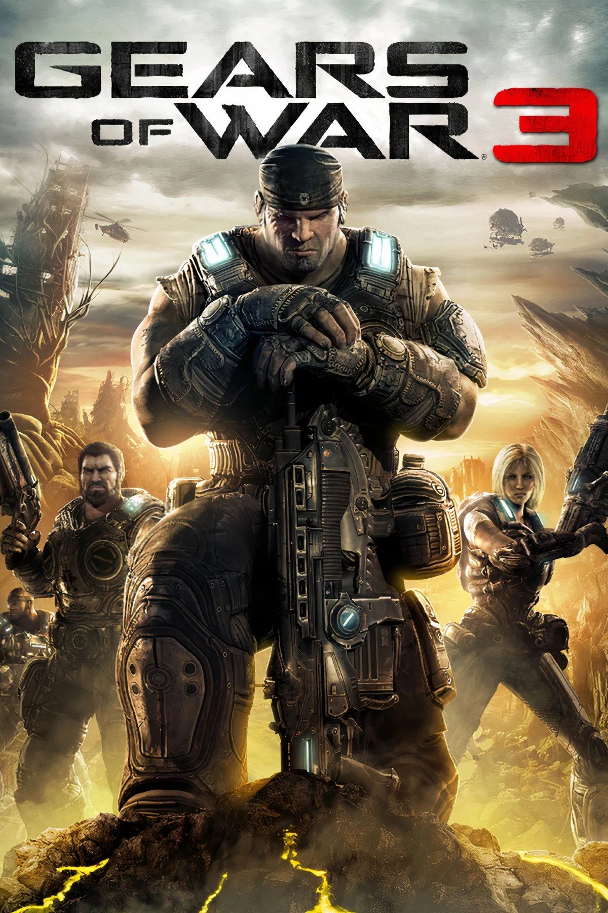 Cảnh Dominic Santiago hy sinh bằng cách lái xe tải vào thùng nhiên liệu trong Gears of War 3
