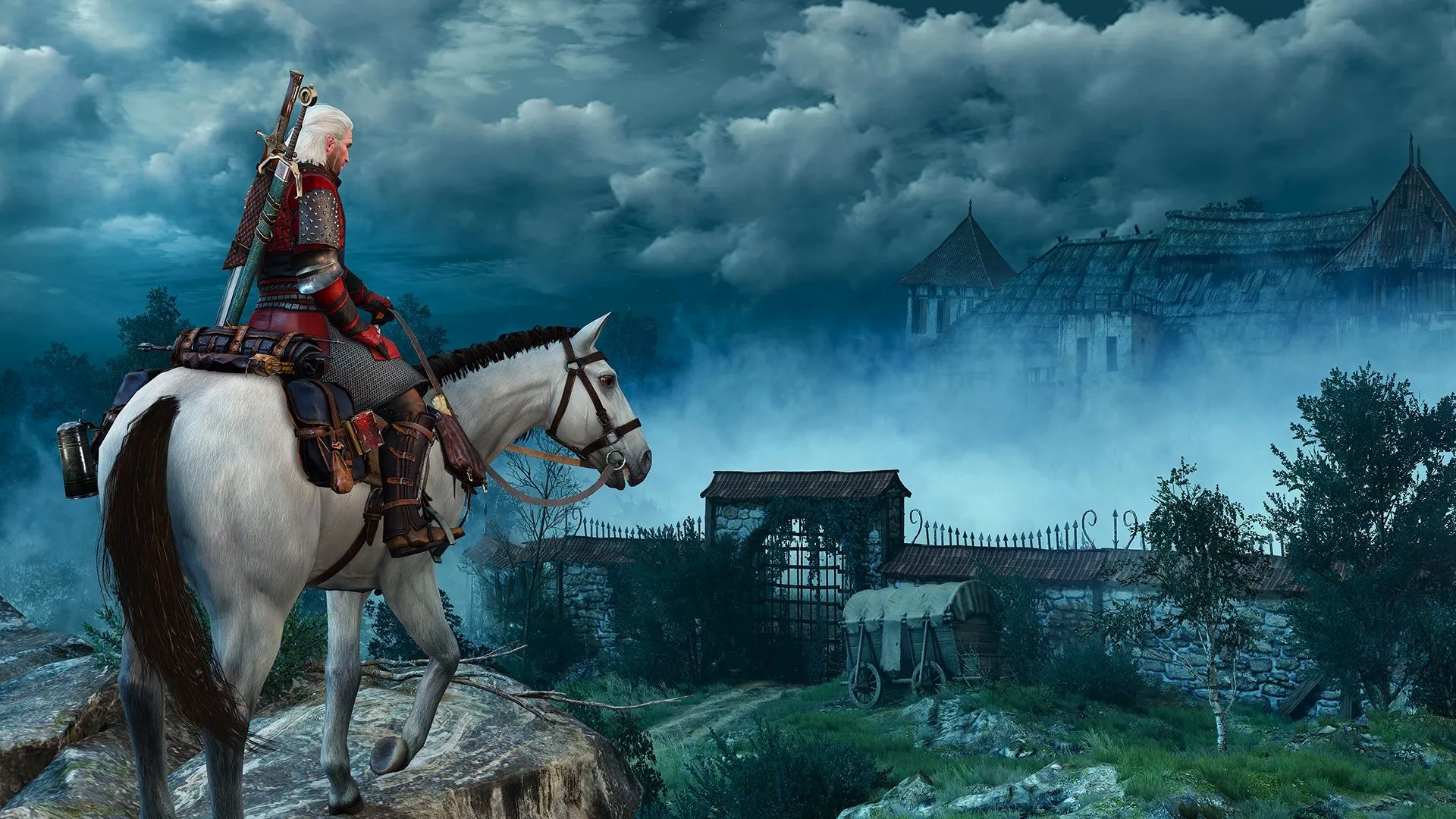 Cảnh gameplay đẹp mắt của The Witcher 3: Wild Hunt, một tựa game RPG lớn có thể hưởng lợi từ nâng cấp Switch 2