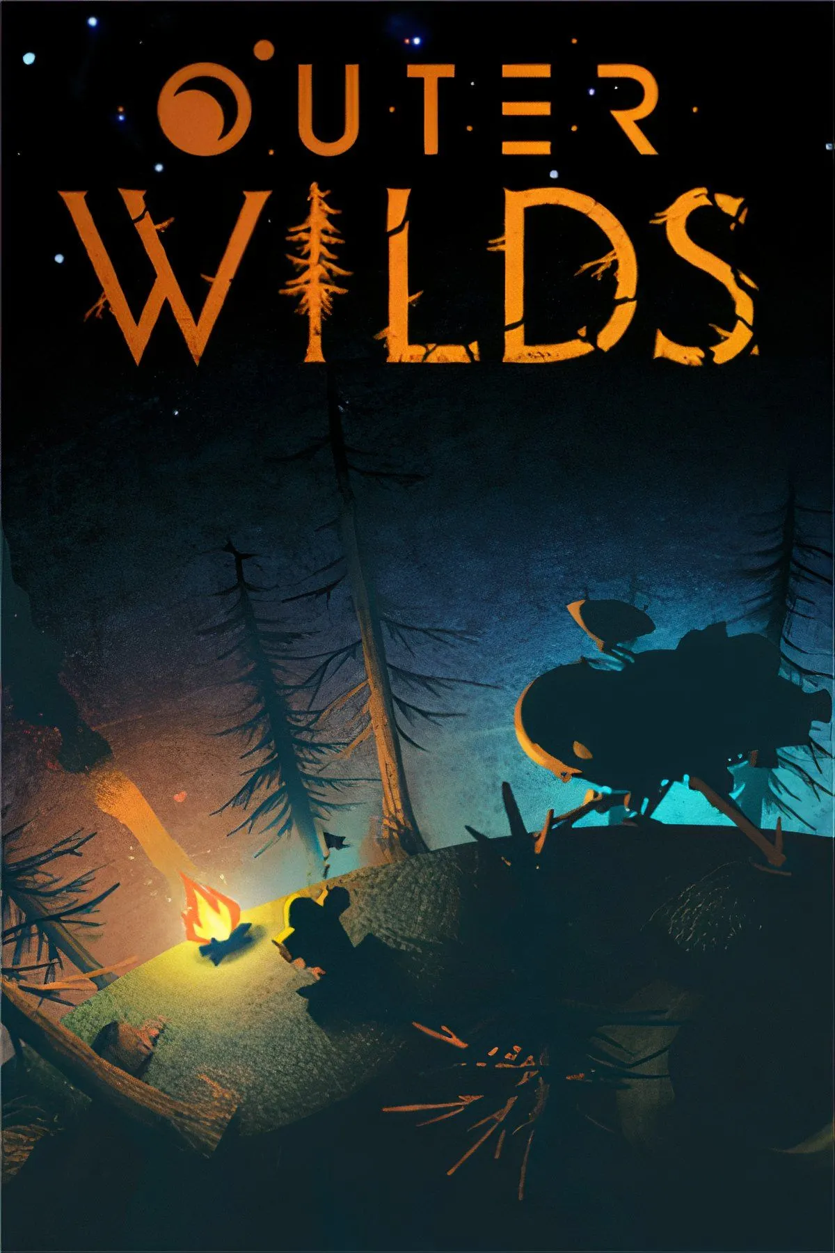 Cảnh khám phá không gian trong game phiêu lưu Outer Wilds
