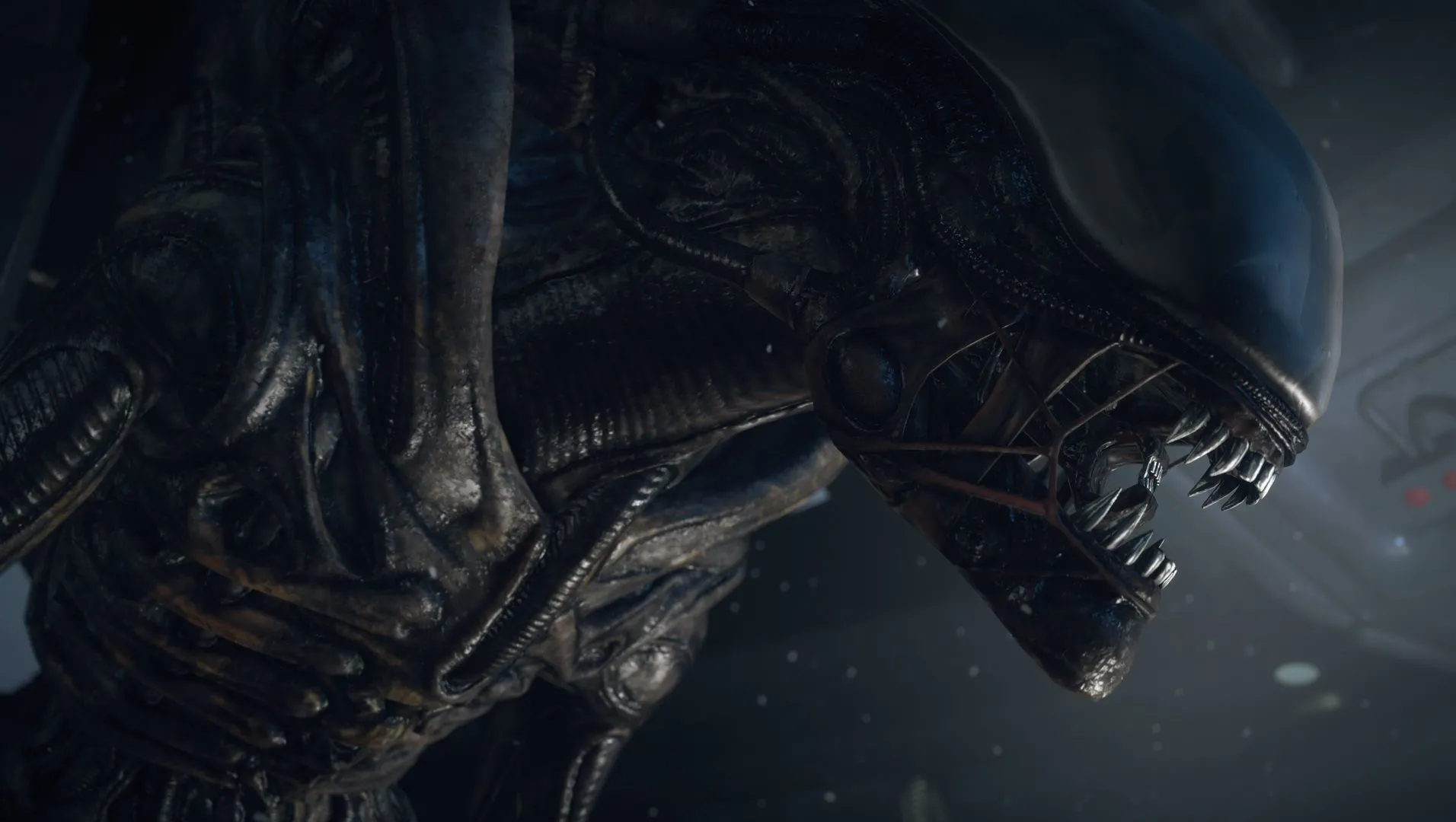 Cảnh quay game Alien Isolation, minh họa sự đáng sợ của Xenomorph trong môi trường VR