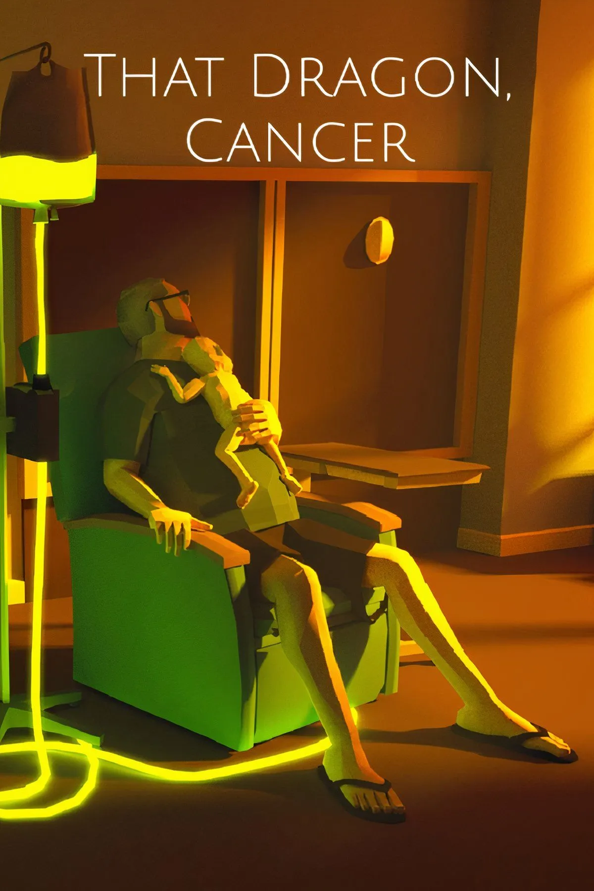 Cảnh xúc động trong game That Dragon, Cancer, khắc họa câu chuyện gia đình đối mặt với bệnh ung thư qua đồ họa nghệ thuật.