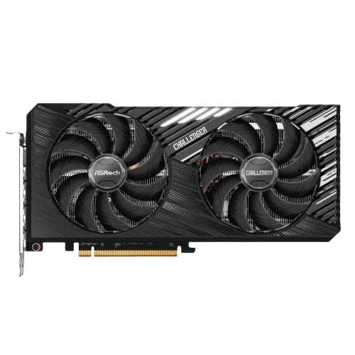 Card đồ họa ASRock Challenger Radeon RX 7700 XT với thiết kế tản nhiệt kép