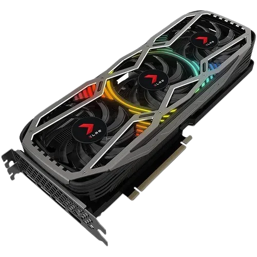 Card đồ họa PNY RTX 3080 10GB XLR8 trong hình ảnh render