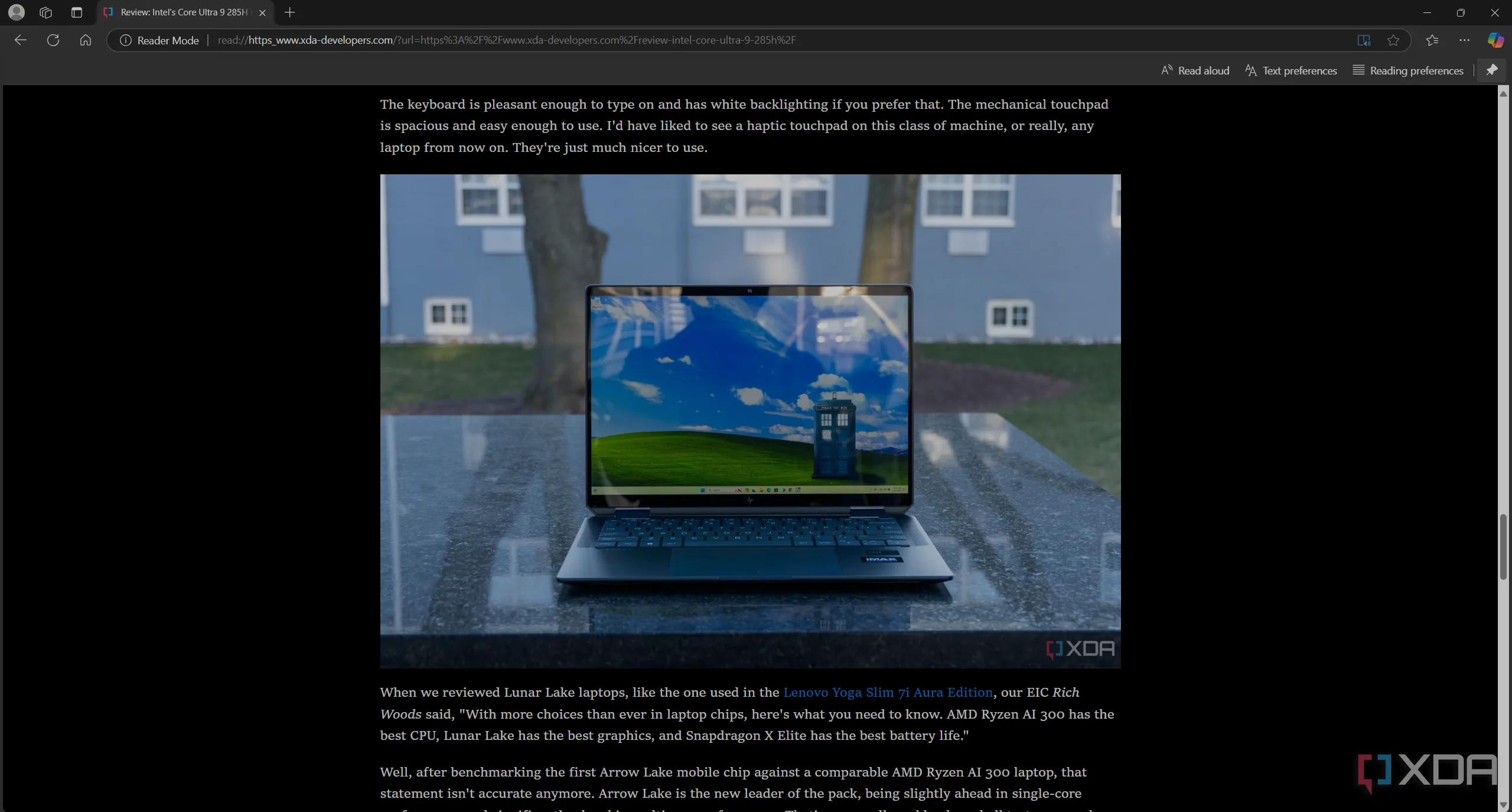 Chế độ Đọc Immersive Reader của Microsoft Edge hiển thị nội dung một trang web đã được loại bỏ các yếu tố gây xao nhãng như quảng cáo và hình ảnh không liên quan.