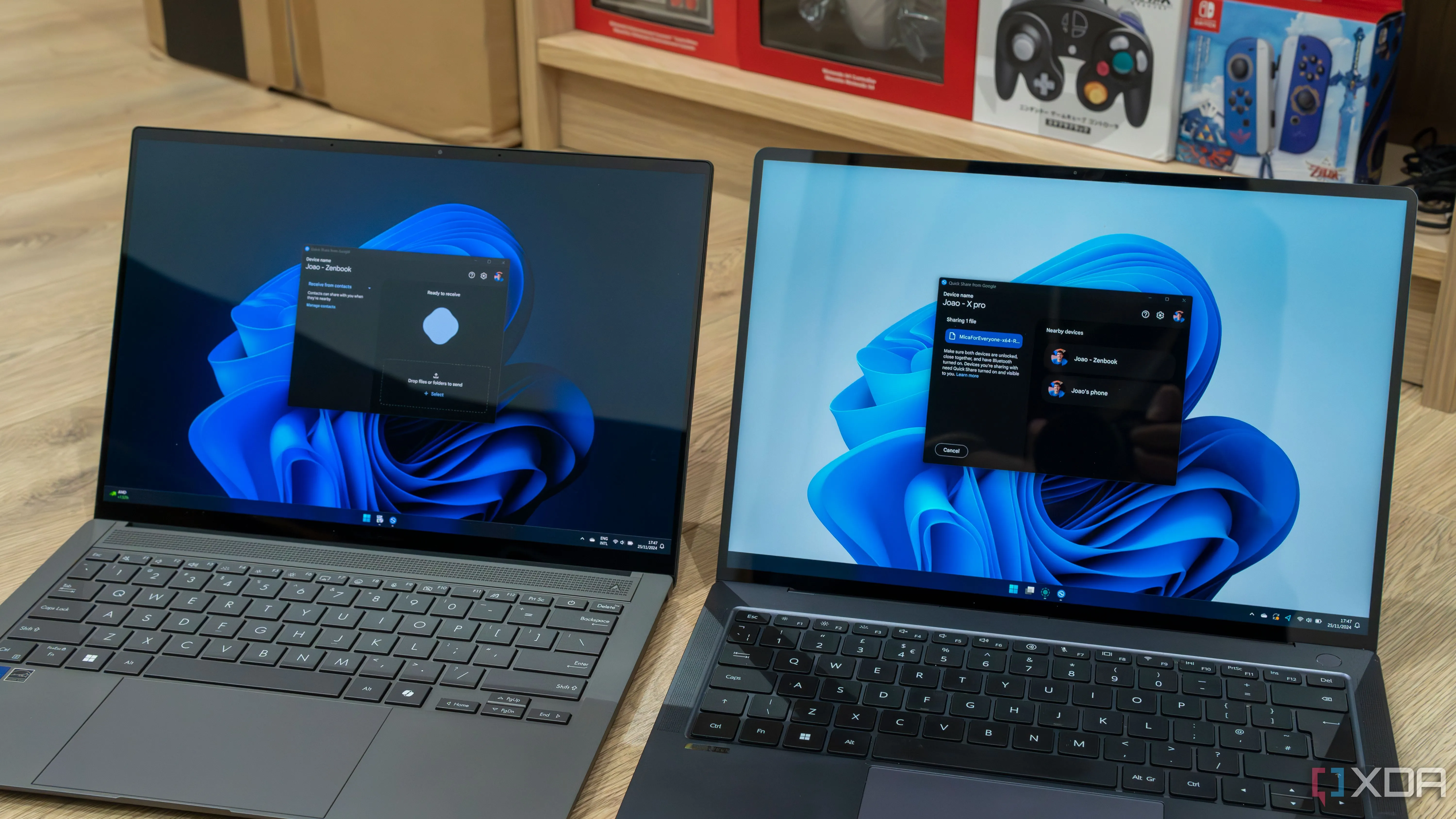 Chia sẻ tài liệu bảo mật giữa các thiết bị Windows 11, minh họa cho việc chia sẻ file an toàn