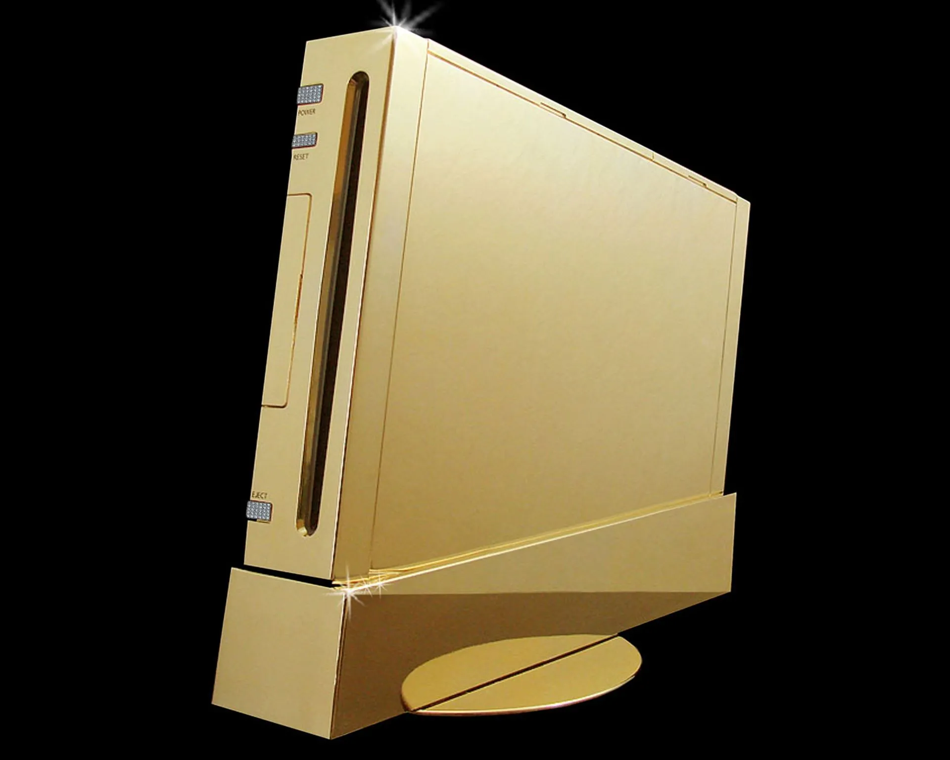 Chiếc máy chơi game Nintendo Wii Supreme mạ vàng, một trong những console đắt nhất thế giới