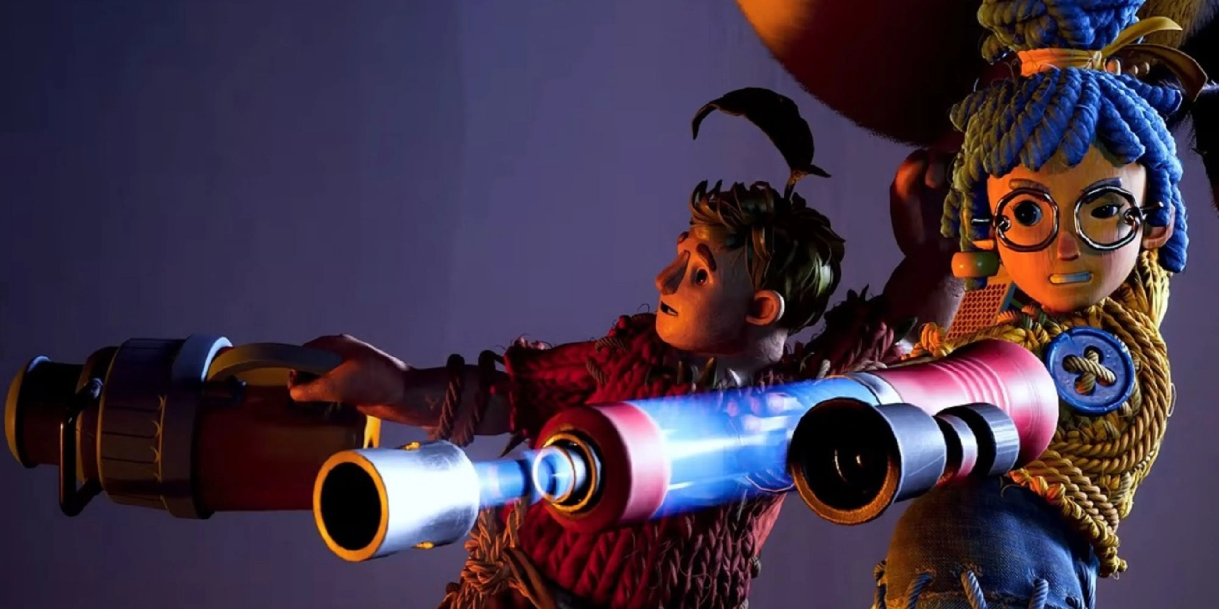 Cody và May sử dụng vũ khí độc đáo trong game co-op It Takes Two
