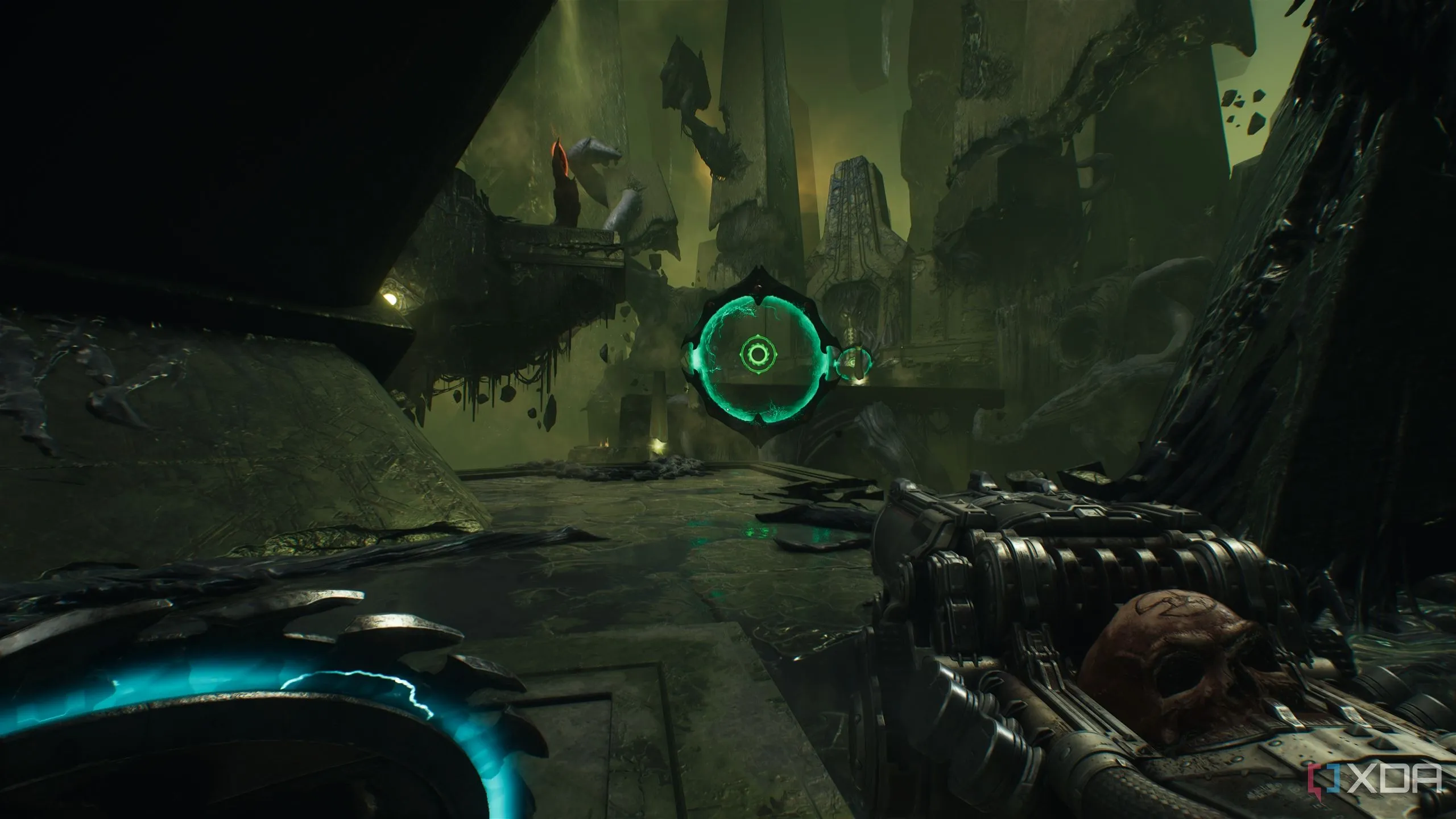 Cổng Shield Portal trong chương 15 của Doom The Dark Ages