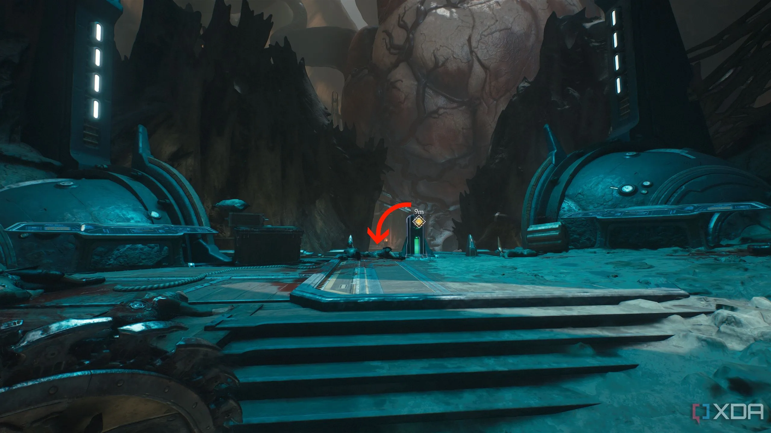 Công tắc mục tiêu chính trong Doom The Dark Ages Chương 9