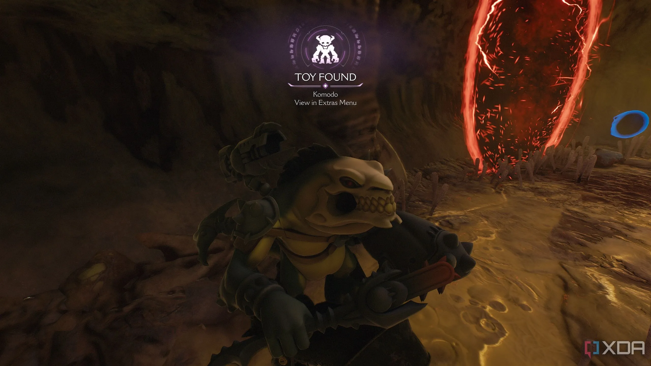 Đồ chơi collectible Komodo, vật phẩm bí mật trong Chapter 18 Doom The Dark Ages