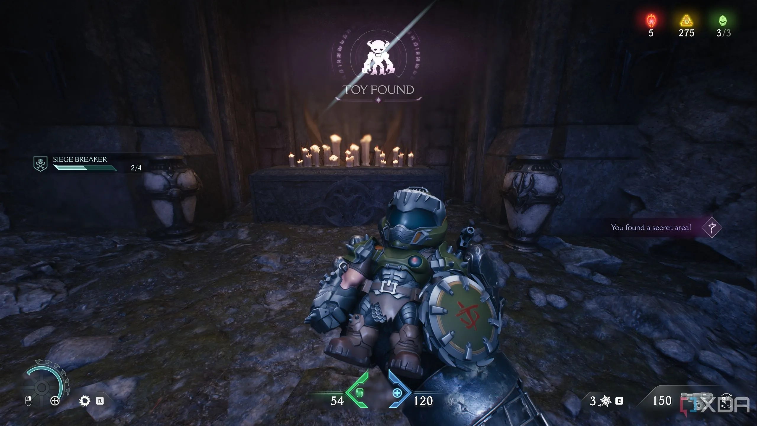 Đồ chơi sưu tầm Doom Slayer trong Doom: The Dark Ages