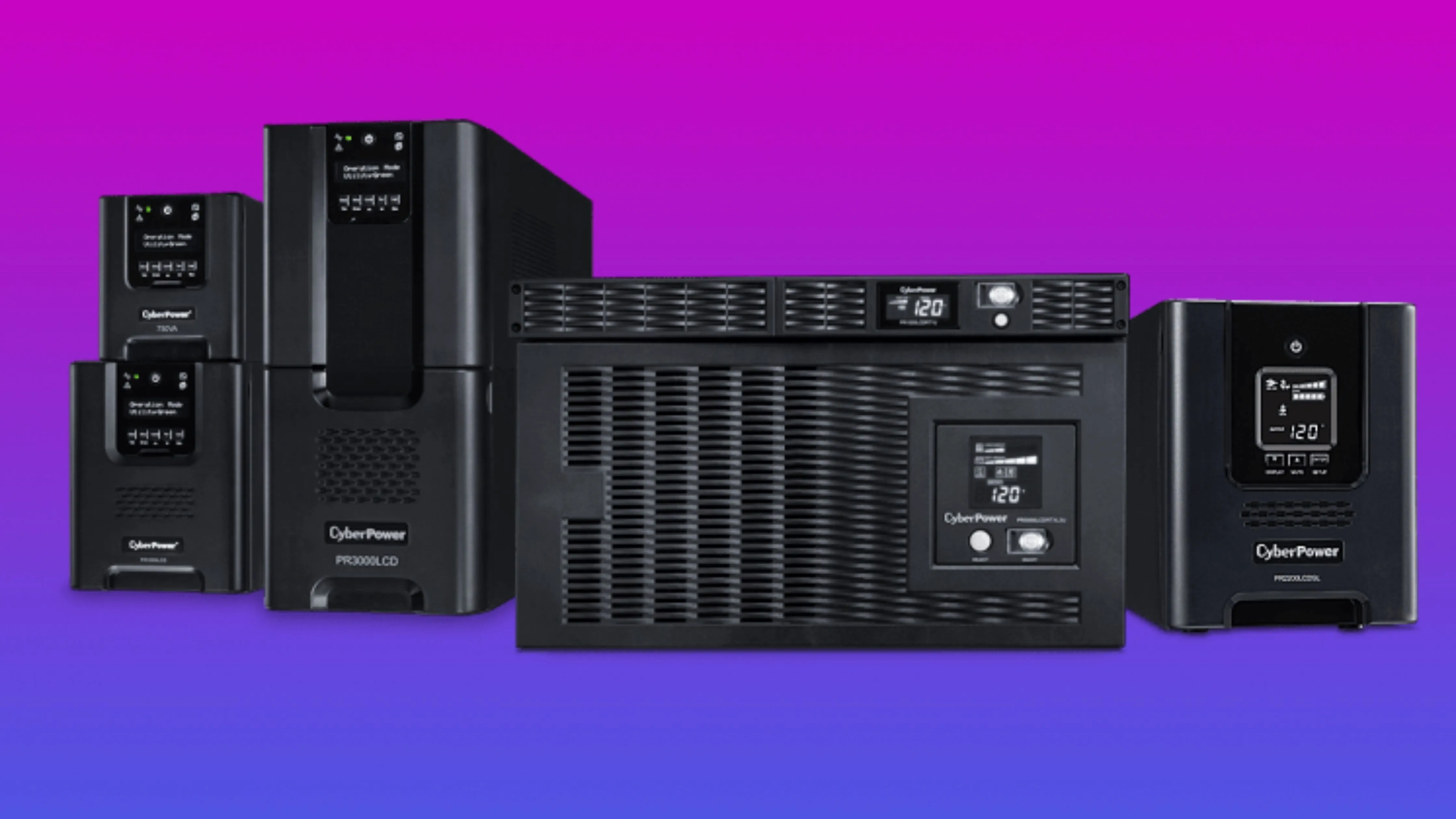 Dòng sản phẩm Bộ lưu điện UPS của CyberPower với nhiều kích cỡ