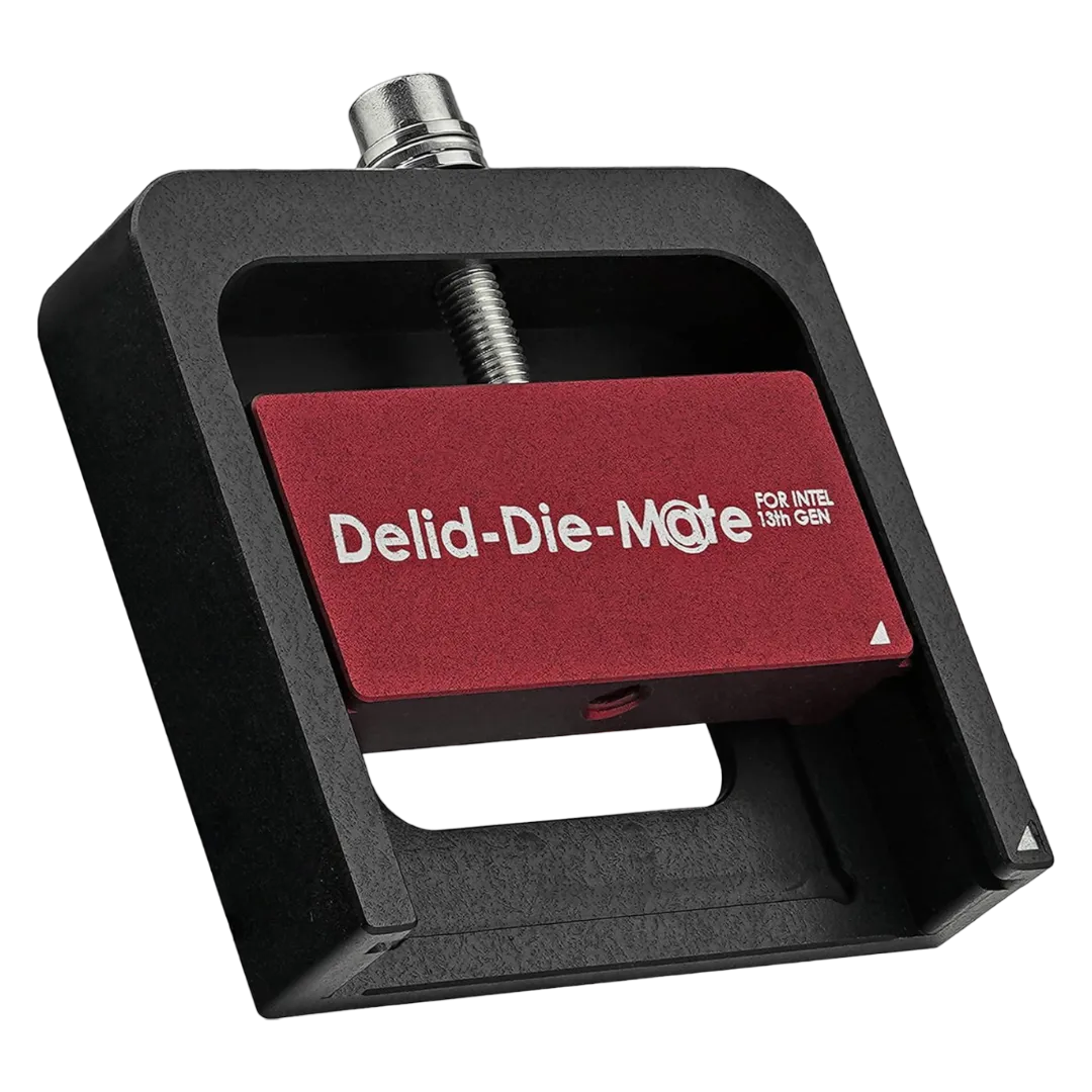 Dụng cụ Delid-Die-Mate của Thermal Grizzly cho CPU Intel Gen 13, hỗ trợ quá trình delidding an toàn.